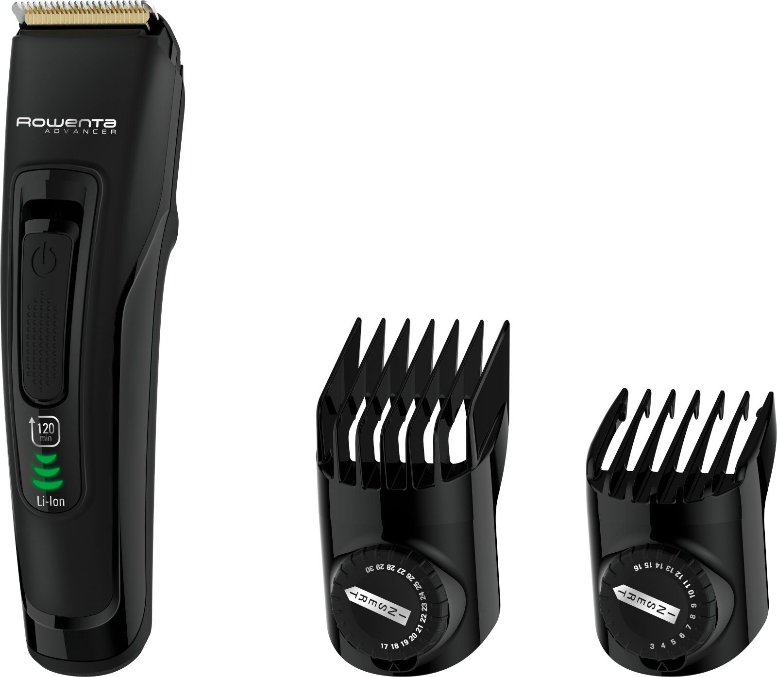 Rowenta Haarschneider Advancer mit Aufsätzen 29 Schnittlängen 0,5 - 30 mm
