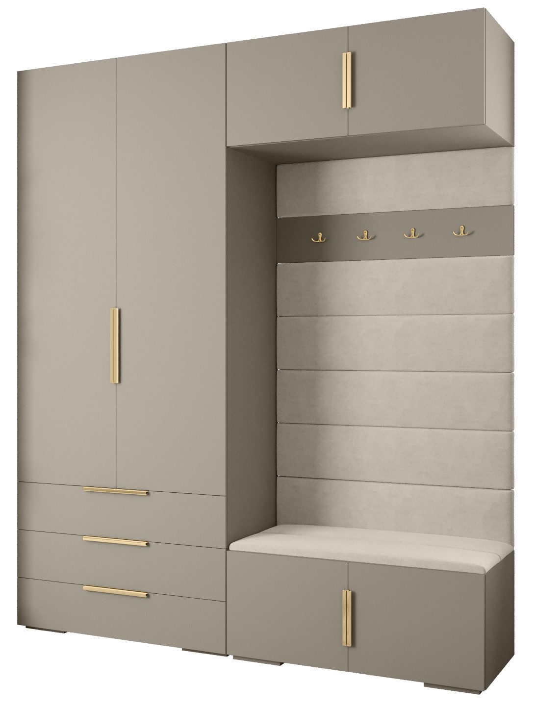 ABIKS MÖBEL Kompaktgarderobe INOVA 1 SATZ günstig online kaufen
