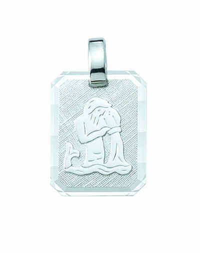 Adelia´s Kette mit Anhänger 925 Silber Sternzeichen Anhänger Wassermann, Schmuckset - Set mit Halskette