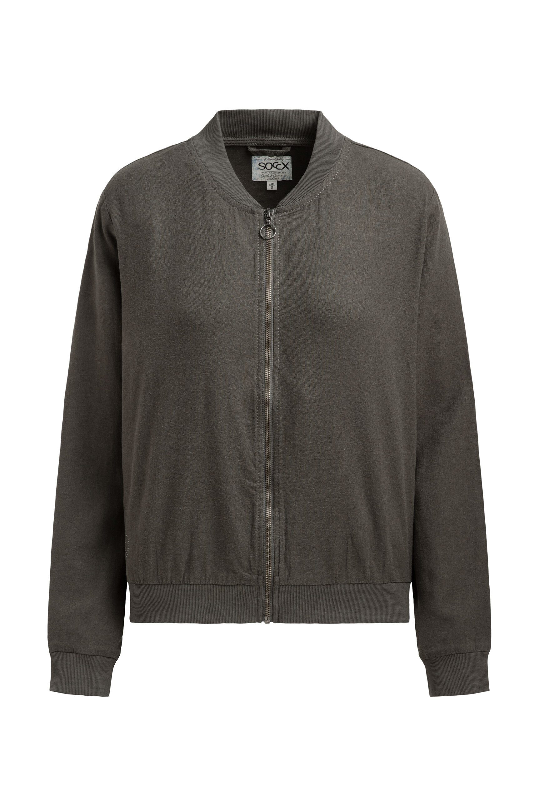 SOCCX Blouson mit Rippbündchen im Ärmel günstig online kaufen