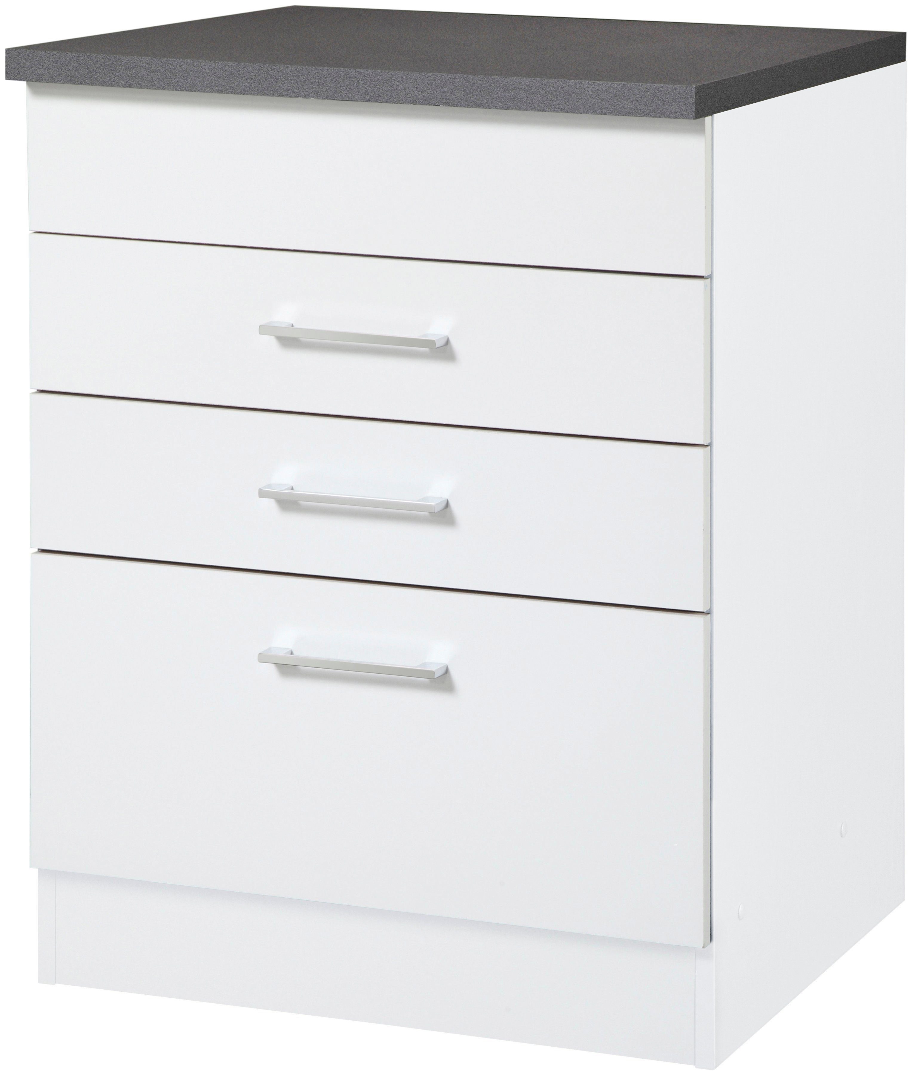 KOCHSTATION Kochfeldumbauschrank KS-Paris Breite 60 cm