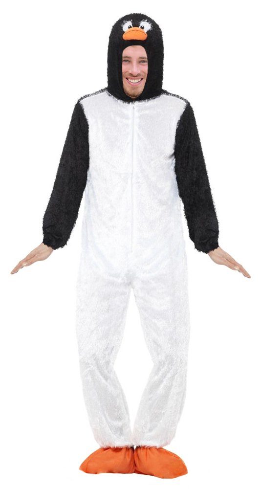 Kostüm Pinguin Tierkostüm für Erwachsene - Lustige Verkleidung zu Fasching, Mottoparty und Junggesellenabschied