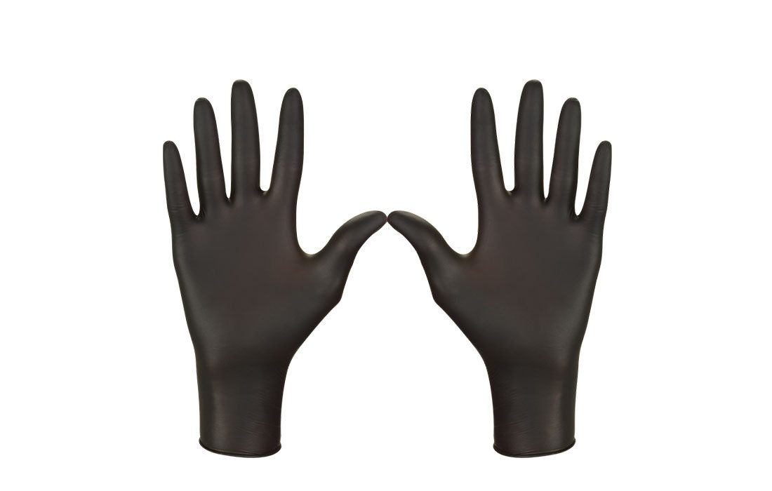 Mercator Einweghandschuhe Nitrylex® black - Medizinische Nitril-Handschuhe