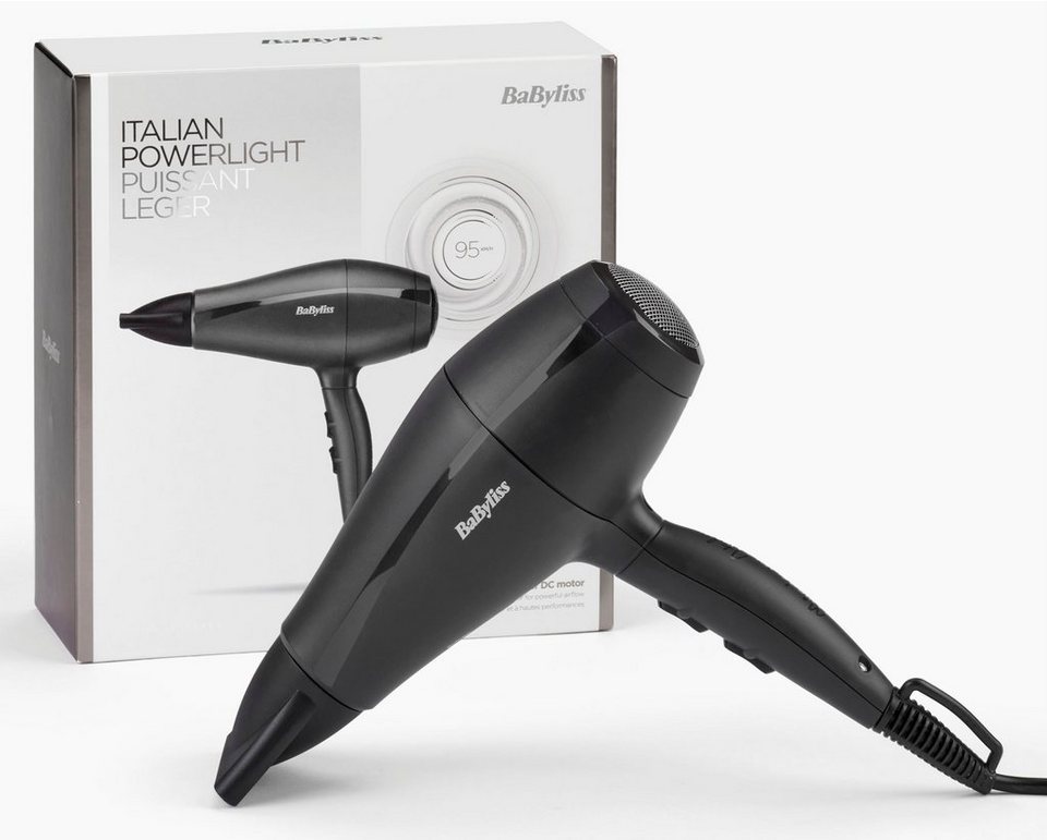 BaByliss Haartrockner Super Light Pro 2000, 2000 W, 3 Temperatur- / 2 ...