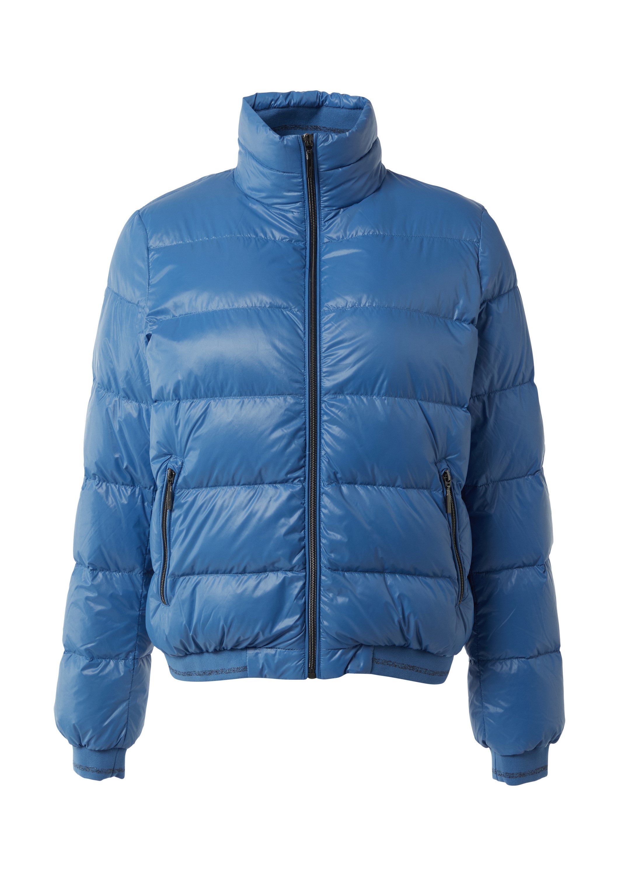 comma Funktionsjacke Outdoor-Jacke Pufferjacke mit Stehkragen und Rippbündchen