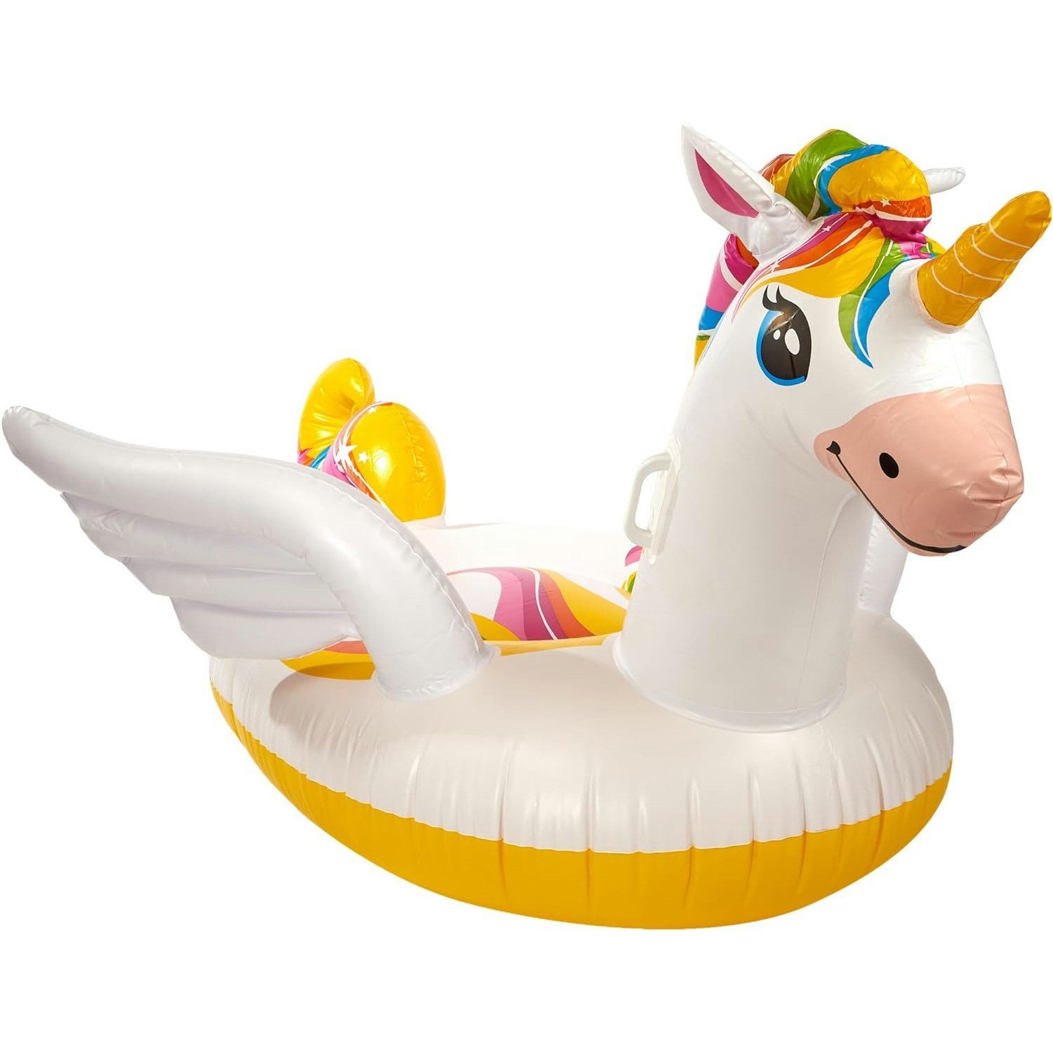 Intex Schwimmtier Schwimmtier zauberhaftes Einhorn (198x140x102cm), mit zwei Haltegriffen