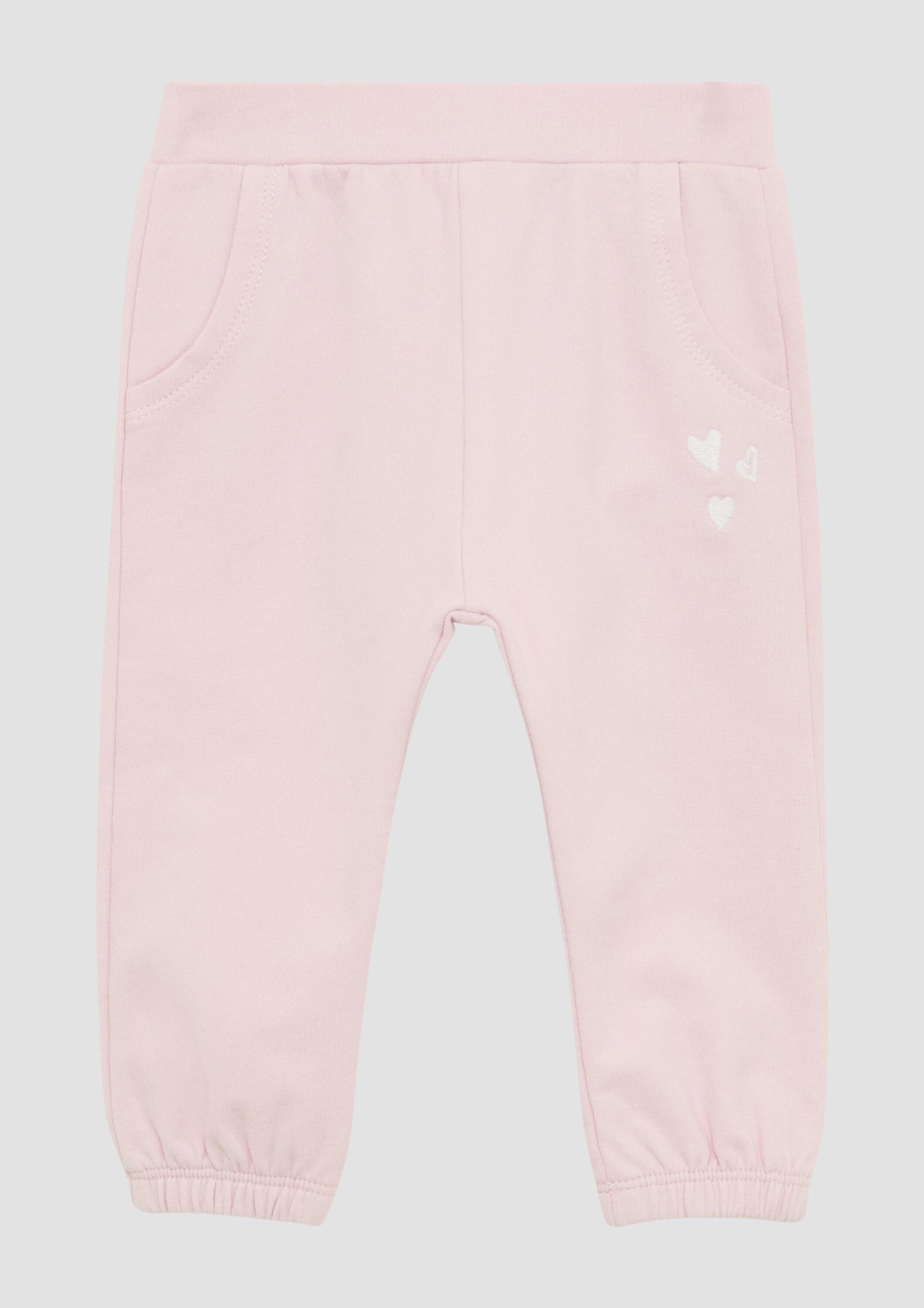 s.Oliver Jogginghose Leggins Jogpants mit Elastikbund und Stickerei