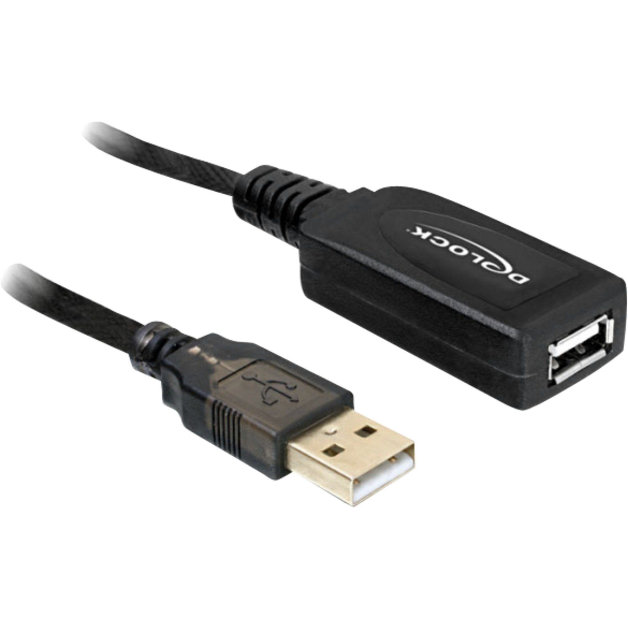 DeLOCK USB 2.0 Aktivverlängerungskabel, USB-A Computer-Kabel