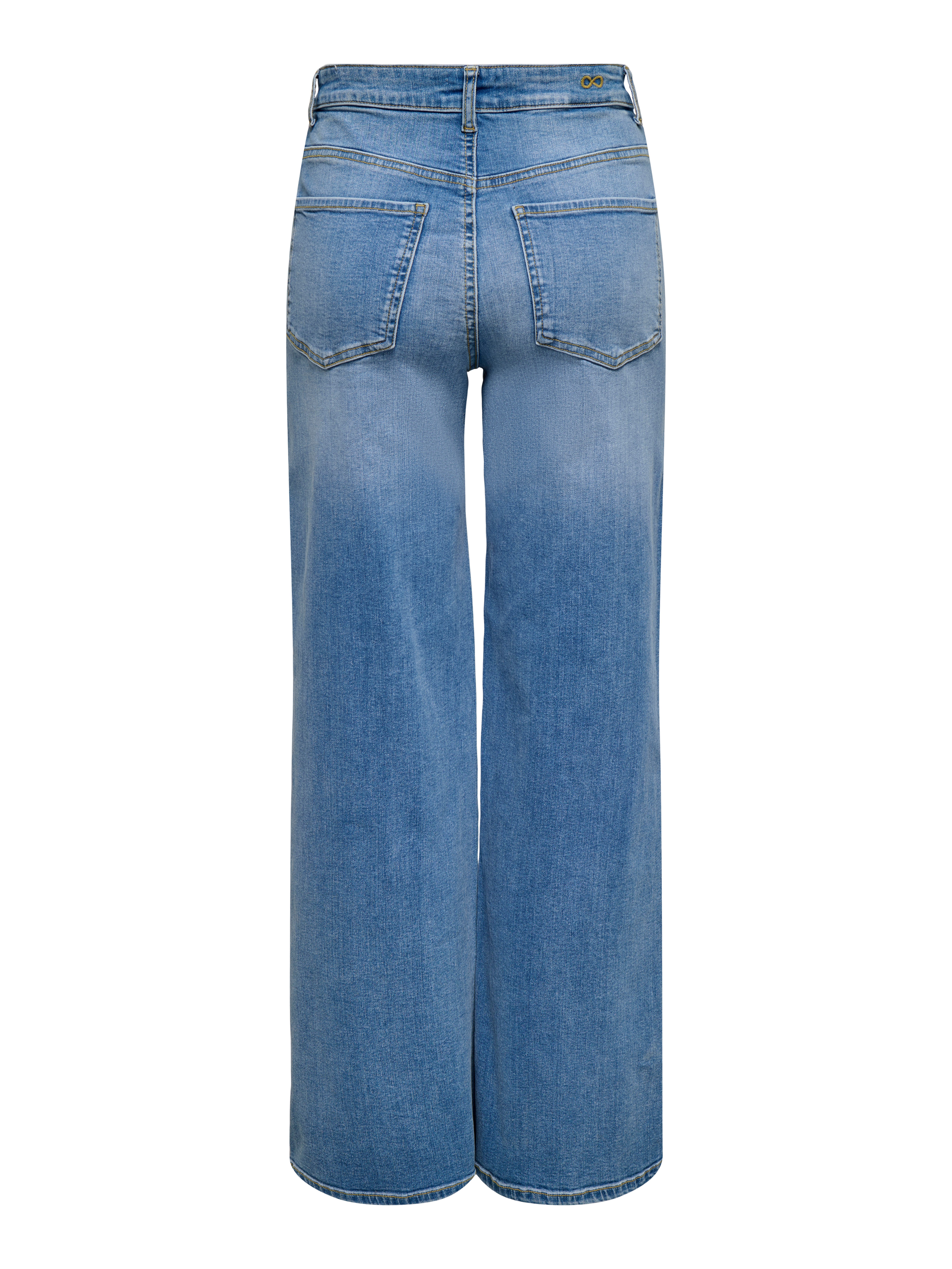 JDY High-waist-Jeans JDYFELINA-FINA HW WIDE MED BLUE DNM NOOS