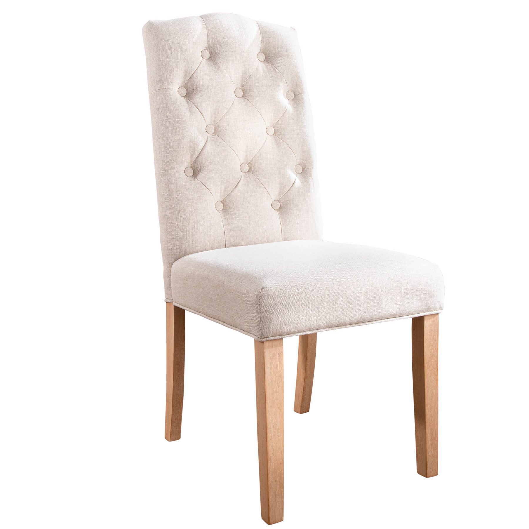 riess-ambiente Polsterstuhl CASTLE beige (Einzelartikel, 1 günstig online kaufen