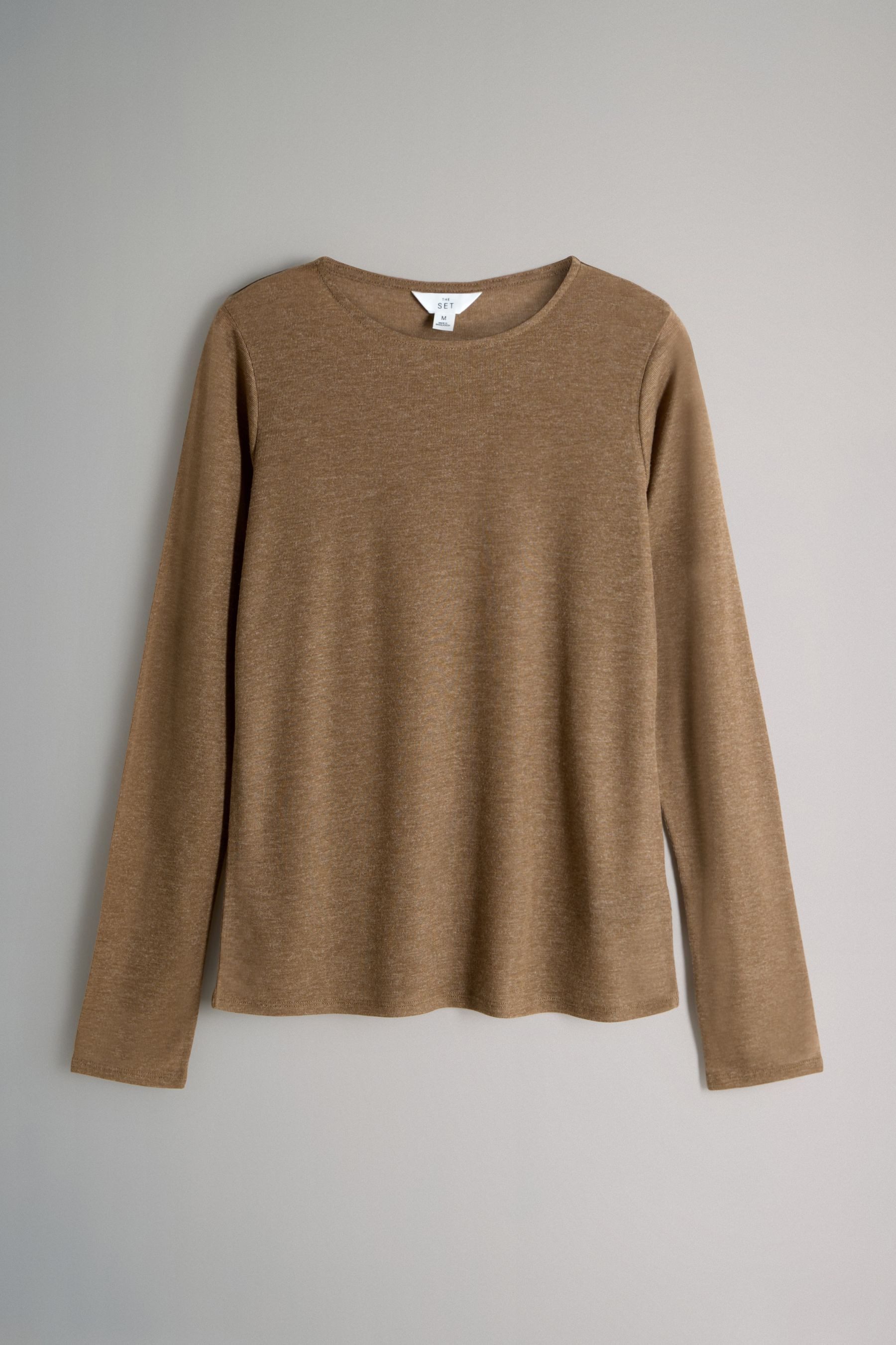 The Set Langarmshirt The Set Transparente Langarmshirts, 3er-Pack (3-tlg) günstig online kaufen