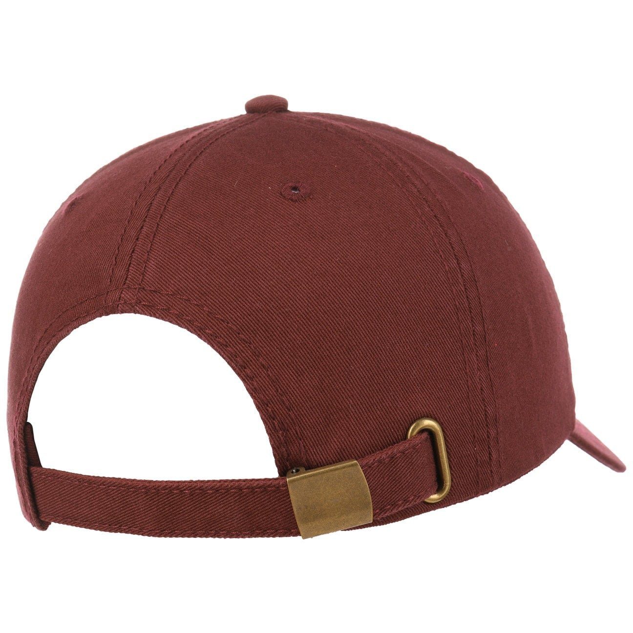 (1-St) Cap bordeaux Baseballcap Baseball Metallschnalle Atlantis