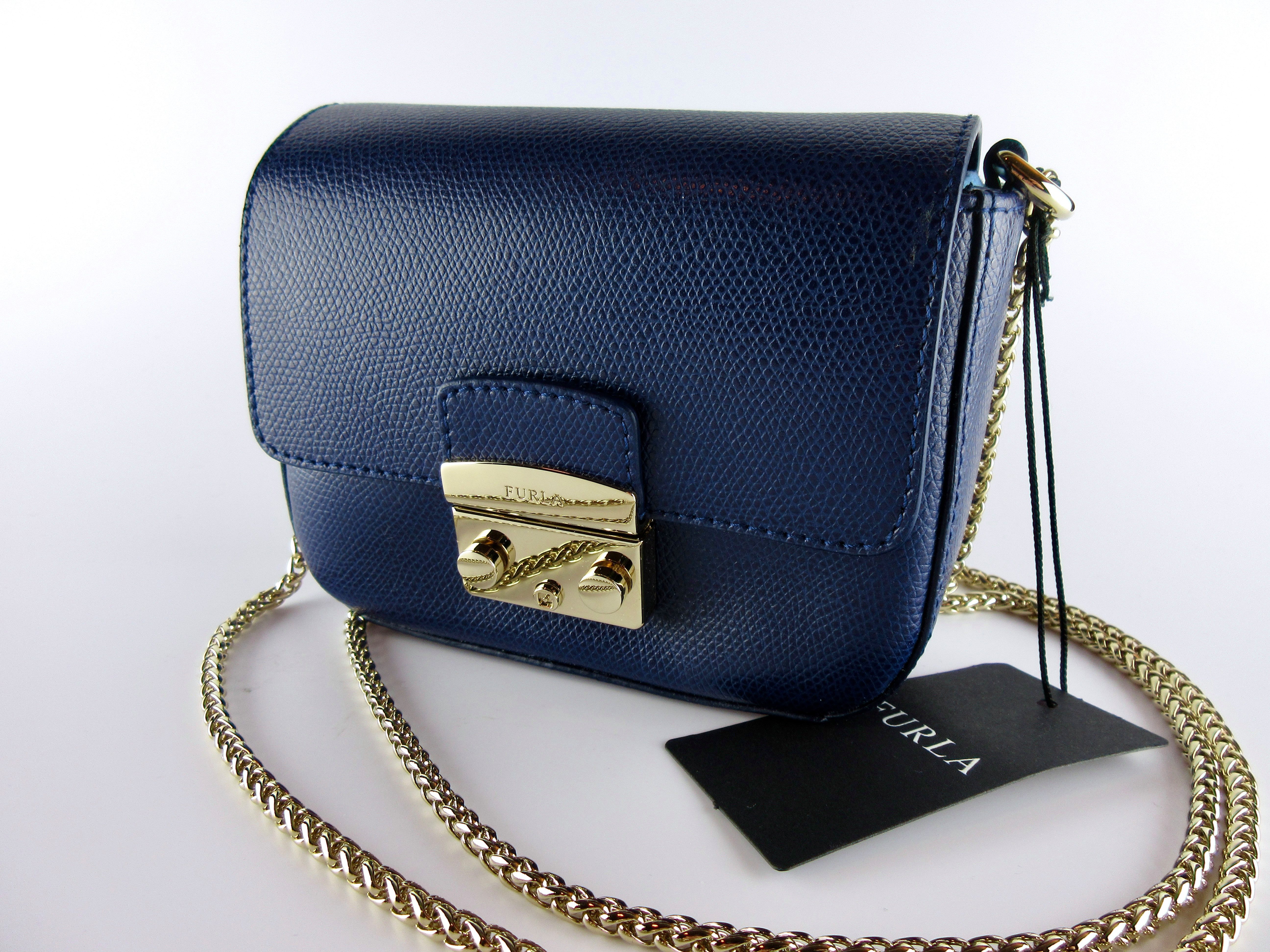 Furla Mini Bag Furla Mini Metropolis Crossbody Umhängetasche Blau 00791298 günstig online kaufen