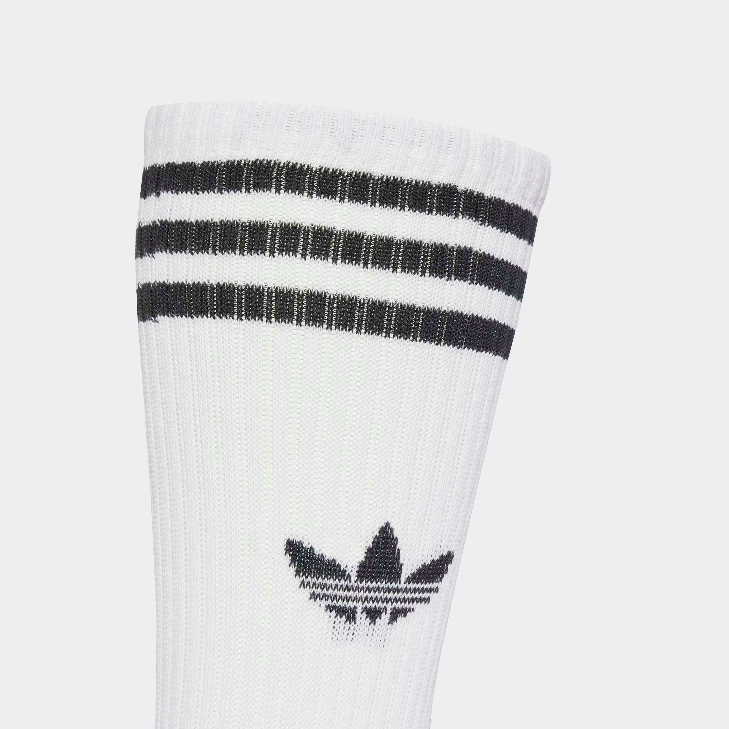 adidas Originals Sportsocken 3-STREIFEN HIGH CREW, 3 PAAR (3-Paar) für verschiedene Aktivitäten, wadenlange Passform