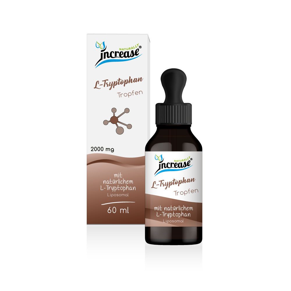 increase NATURALLY Liposomales L-Tryptophan - 2000mg pro Tag Tropfen, 60 ml