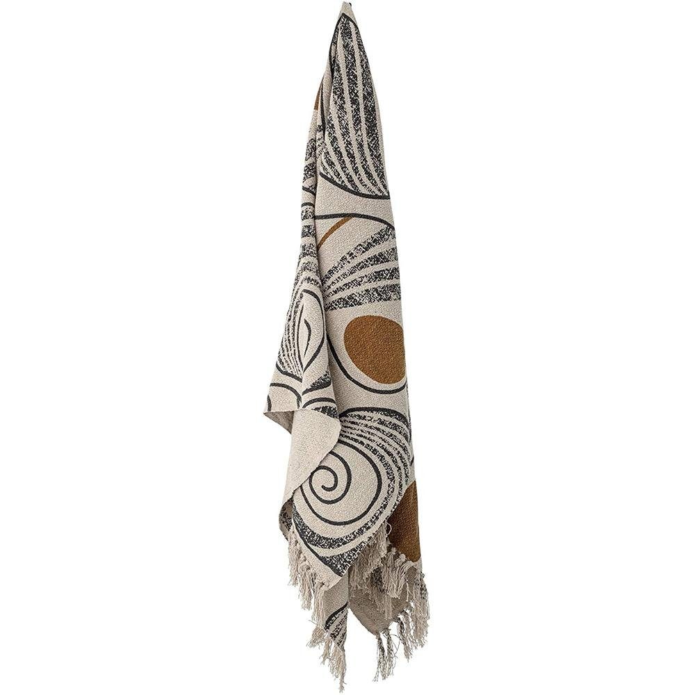 Bloomingville Tagesdecke Giano Throw, Nature, Recycled günstig online kaufen