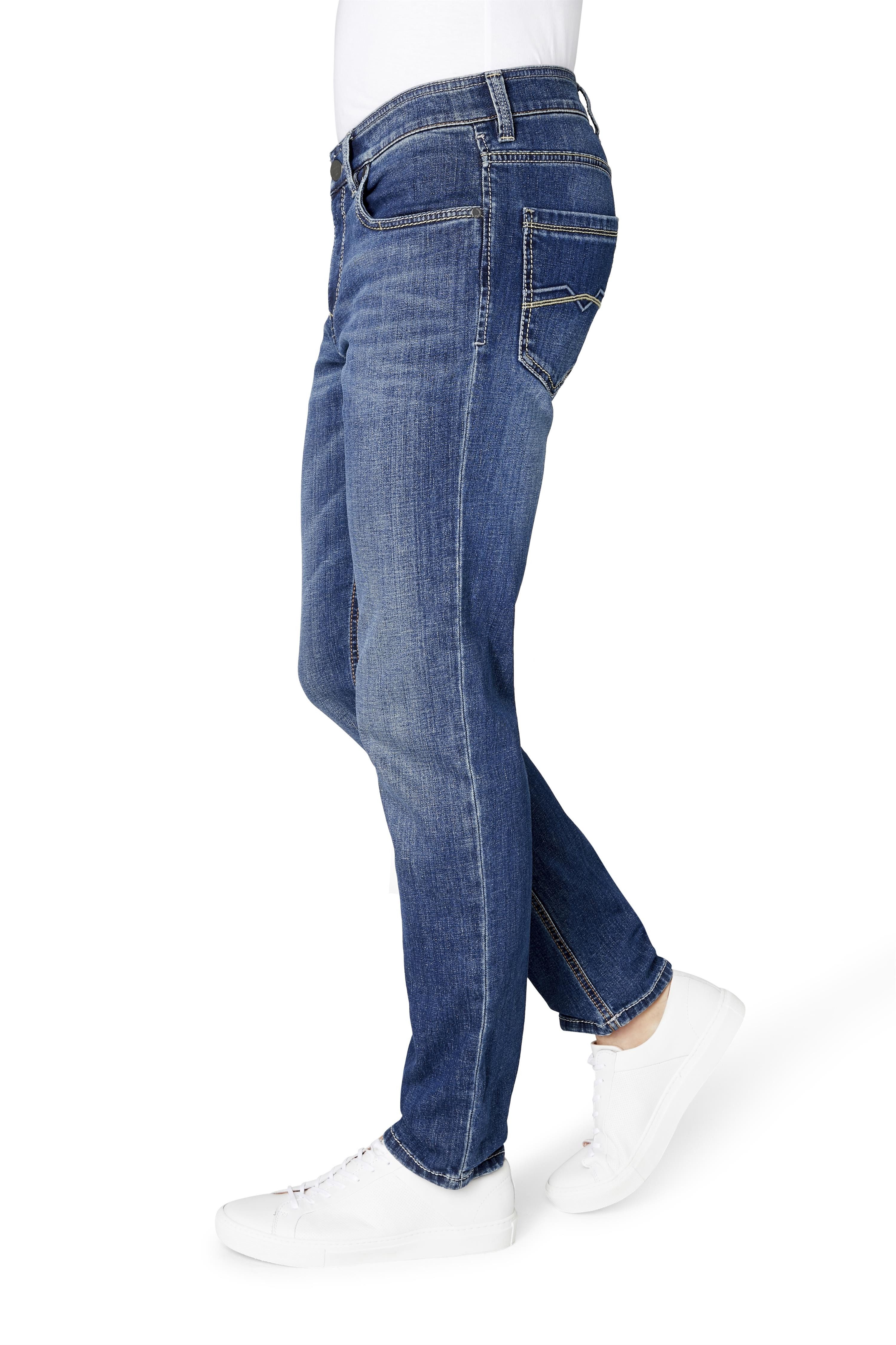 5-Pocket-Jeans ATELIER GARDEUR BATU mid blue used 2-0-71001-67 - SUPERFLEX DENIM