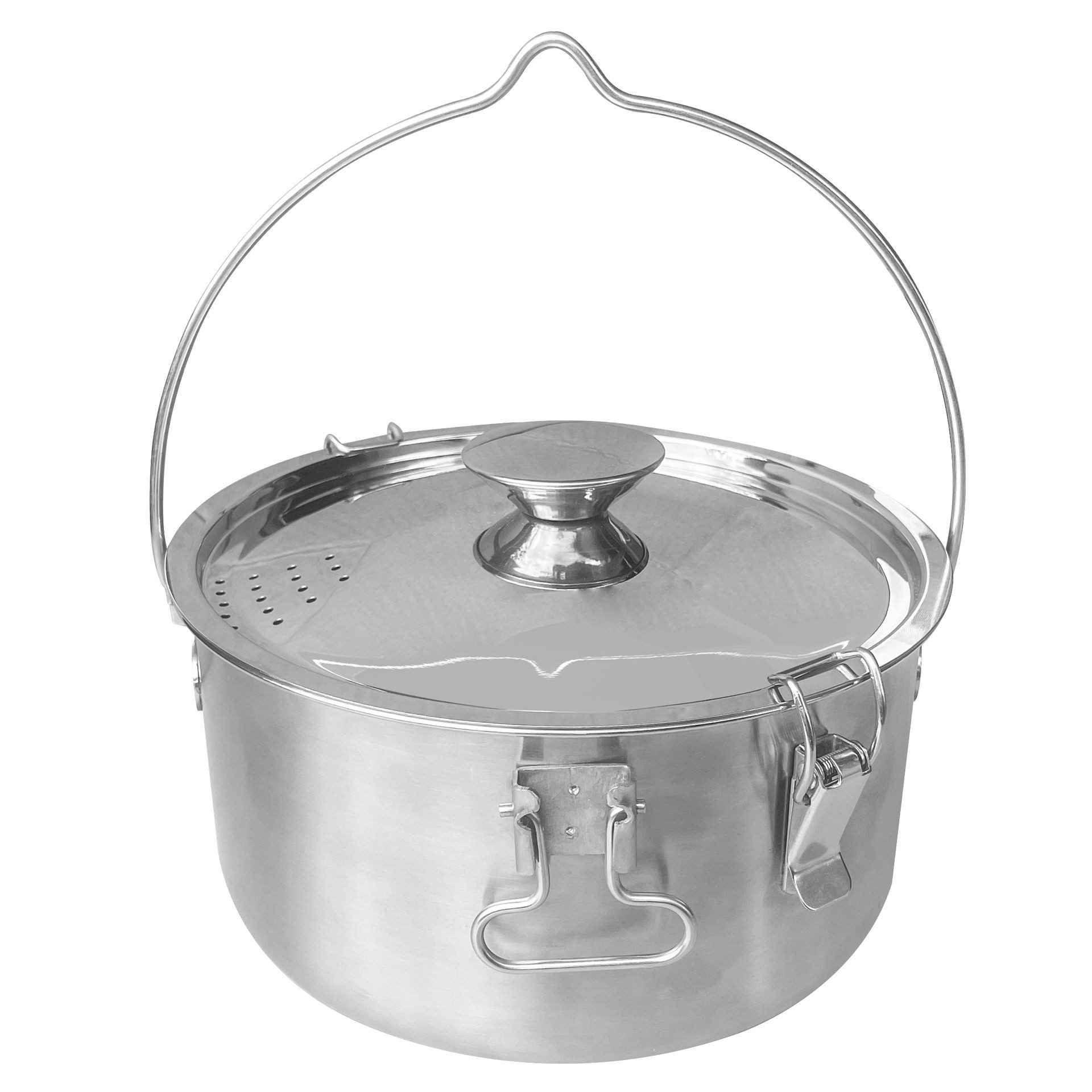 Origin Outdoors Kochtopf Origin Outdoors Multitopf 4 in 1 – Edelstahl Camping-Kochtopf