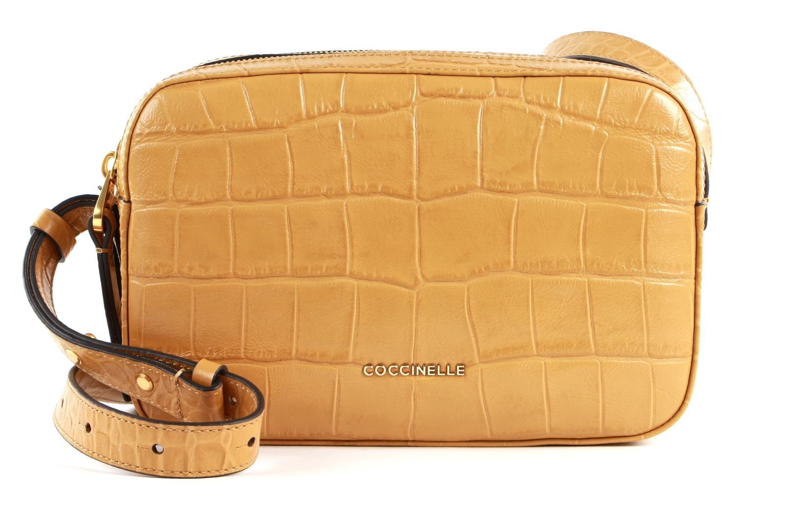 COCCINELLE Umhängetasche Lea Croco Maxi