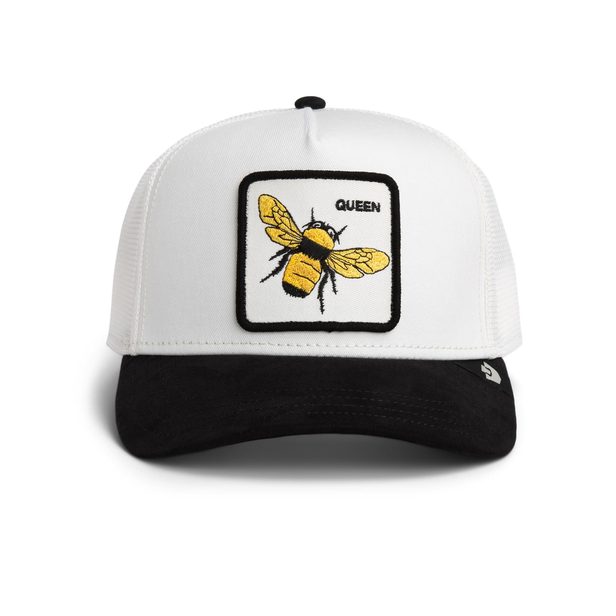 GOORIN Bros. Trucker Cap Goorin Bros. Suede Bee Trucker Cap Dust / Void (Basecap, Basecap, Trucker Kappe, Meshcap)