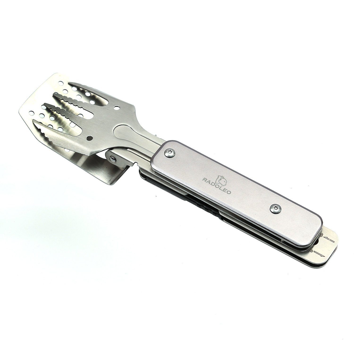 RADOLEO Grillbesteck-Set Grill-Multi-Tool GENIUS 4 POCKET Grill-Werkzeuge