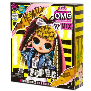 MGA ENTERTAINMENT Anziehpuppe Pop B.B. Remix L.O.L. Surprise O.M.G. LOL Fashion Puppe 80's