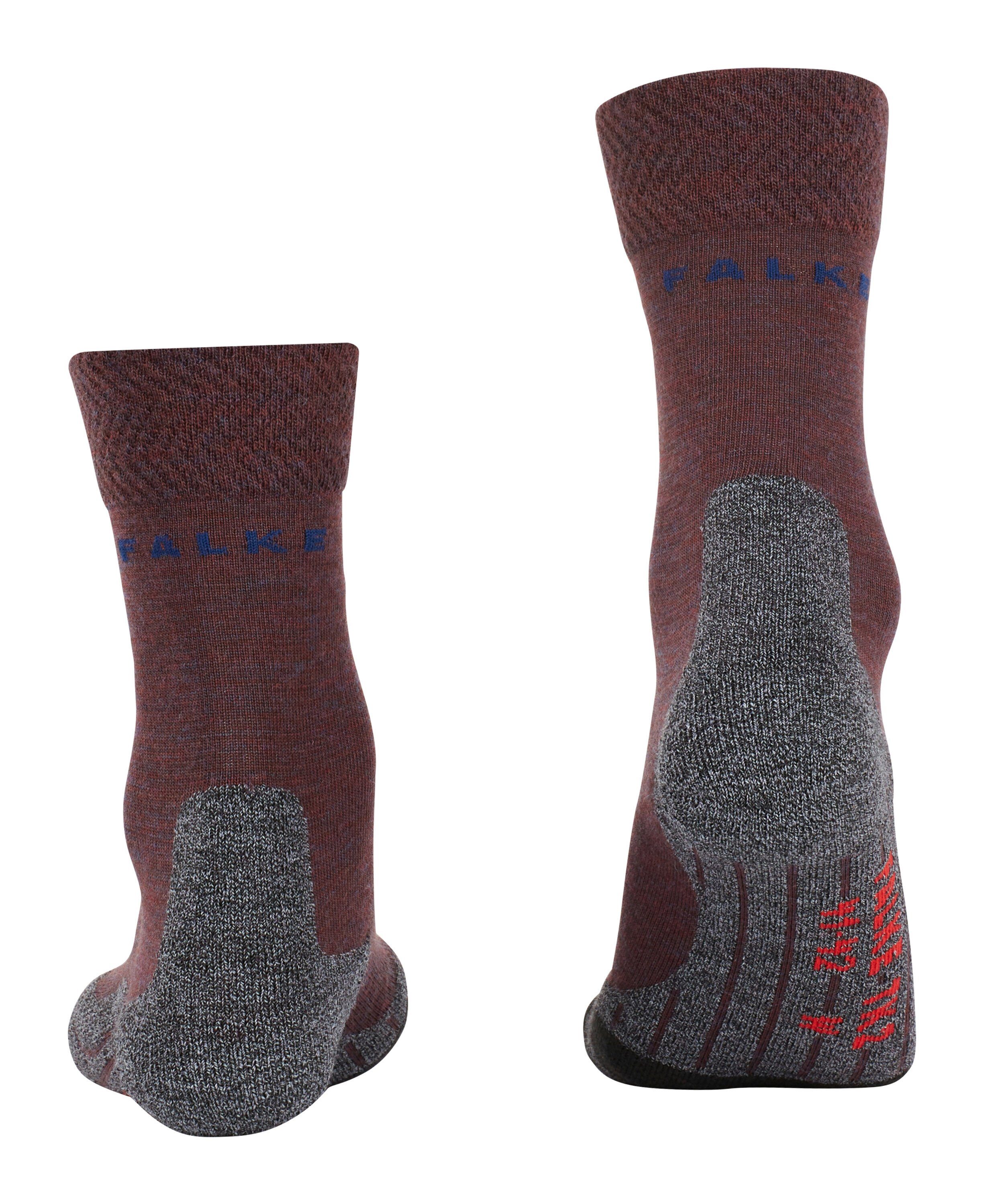 FALKE Wandersocken TK2 Explore Melange Socken (1-Paar) Hoher Komfort im Mittelgebirge