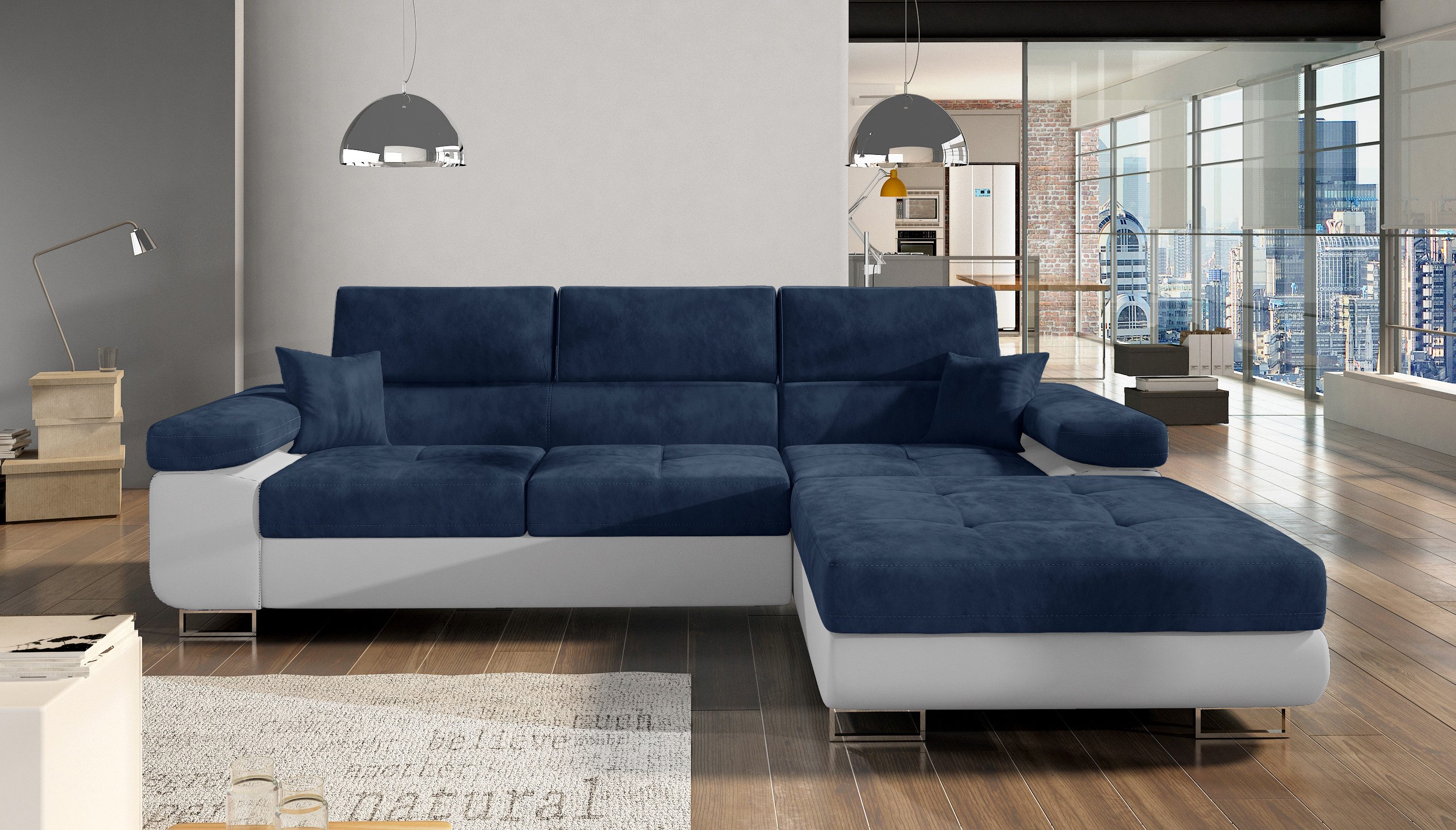 MF Design Polsterecke Amanda, mit Bettfunktion