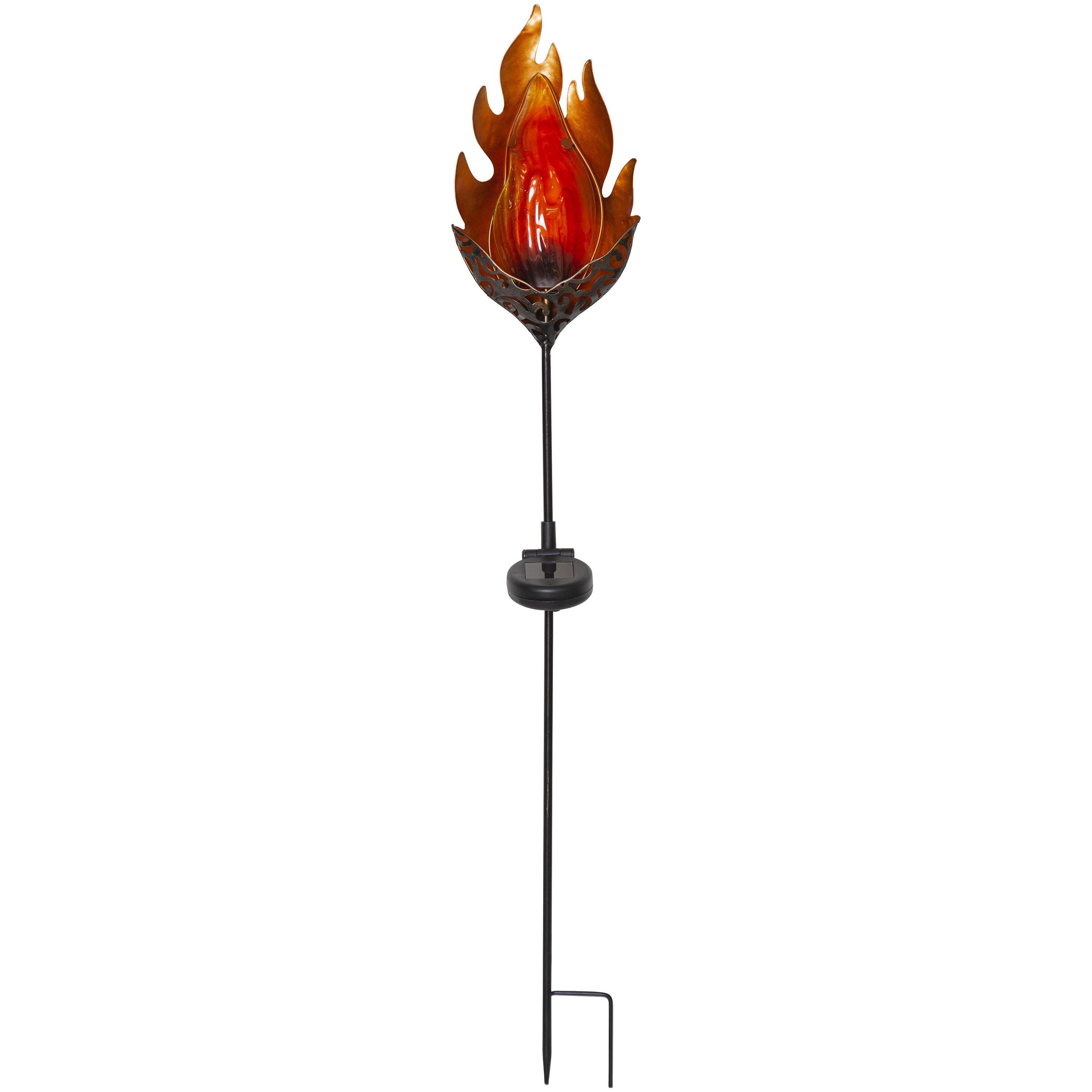 LED Solarleuchte Melilla Flame