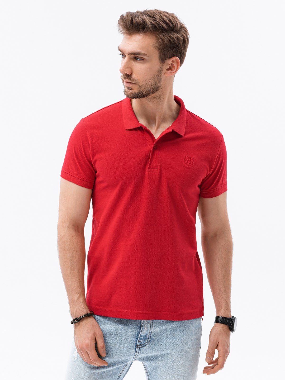 OMBRE Poloshirt Ombre Poloshirt aus Piqué-Strick günstig online kaufen