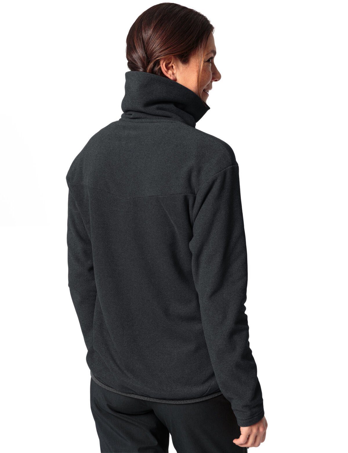Fleece Jacket Klimaneutral black VAUDE Yaras kompensiert Women's Outdoorjacke (1-St)