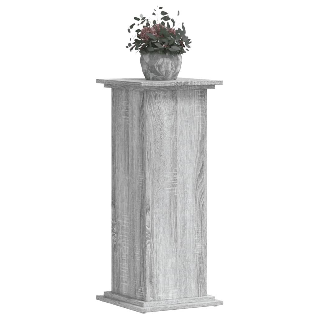 vidaXL Blumenständer Pflanzenständer Grau Sonoma 33x33x80 günstig online kaufen