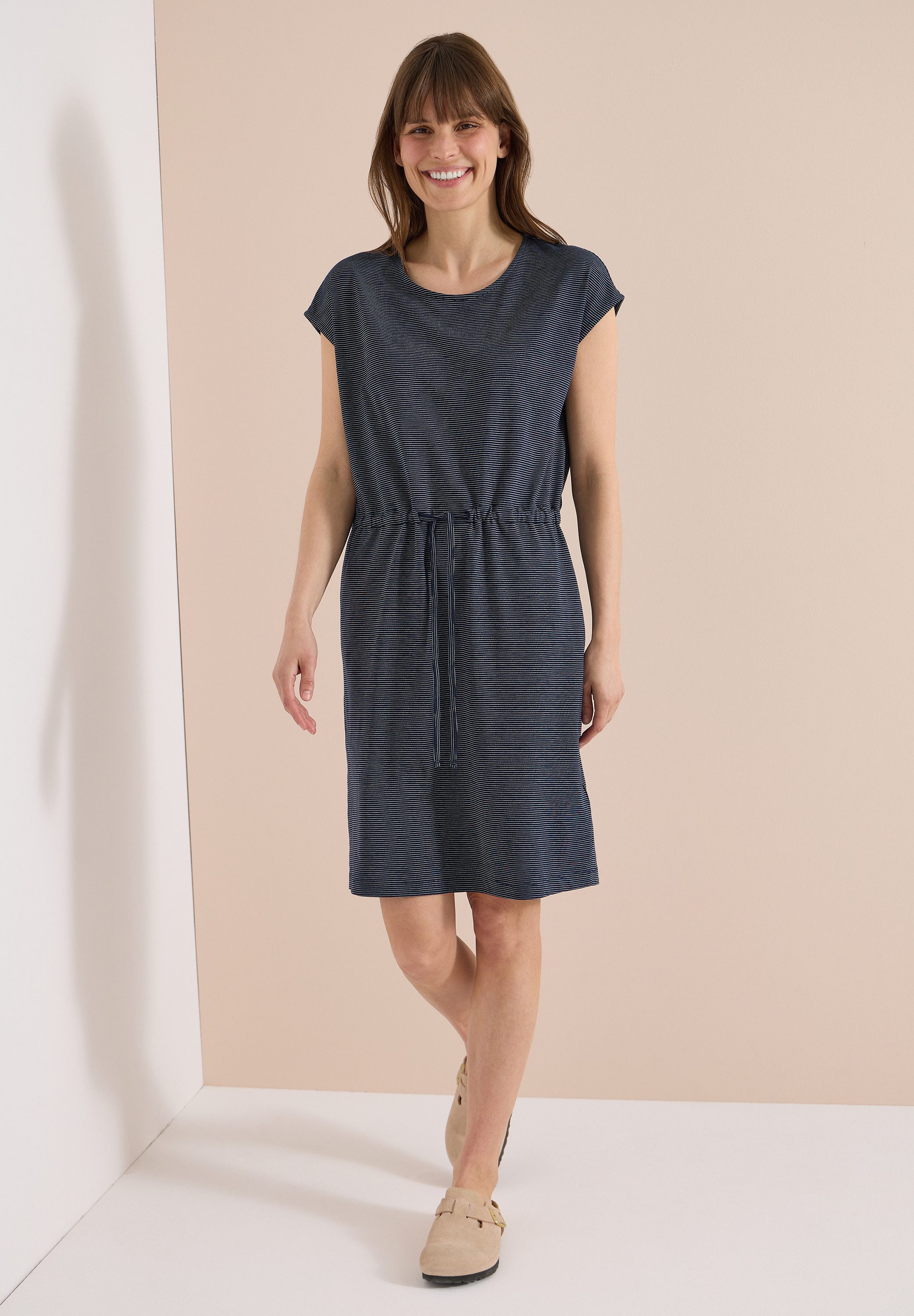 CECIL Jerseykleid mit Rundhalsausschnitt