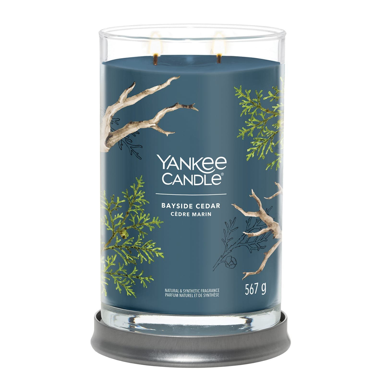 Yankee Candle Duftkerze Duftkerze YC SIGNATUR GROSSE BECHER BAYSIDE ZEDER