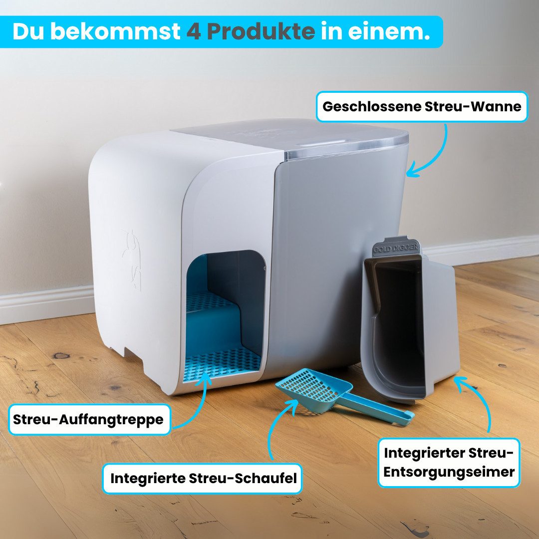 elly&bruce Katzentoilette, innovative Katzentoilette "Cloou", XL Katzenklo günstig online kaufen