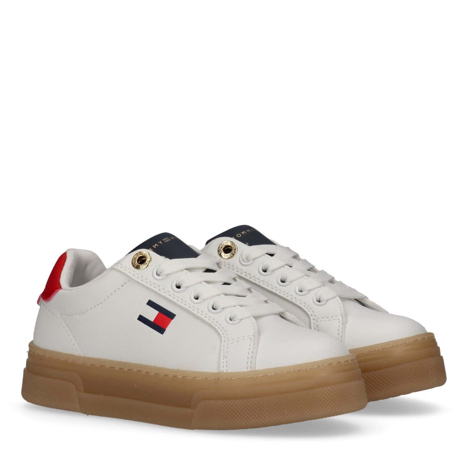 Tommy Hilfiger Sneaker Retro Sneaker, Schnürschuh, Halbschuh mit Plateausohle