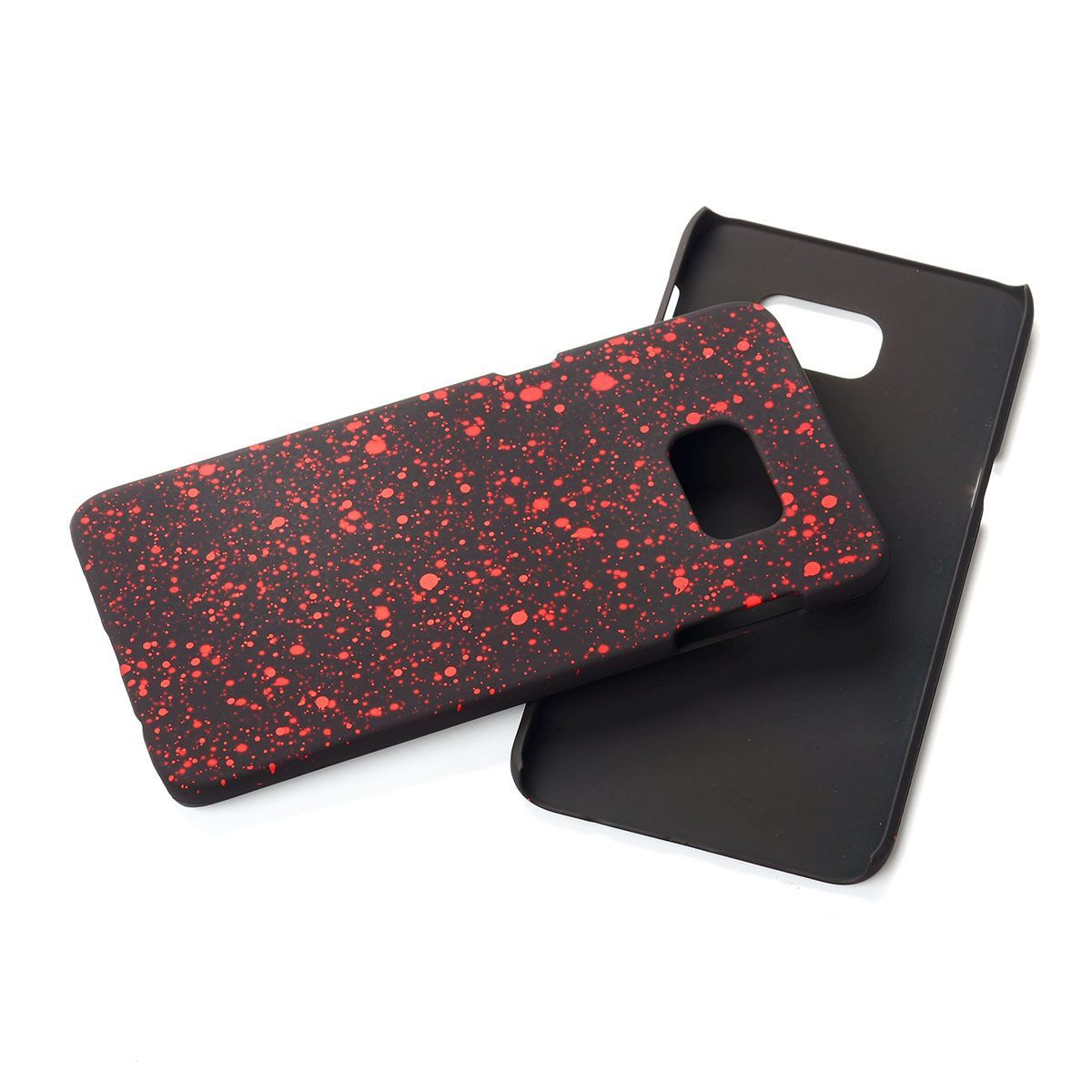 König Design Handyhülle Samsung Galaxy S6 Edge Plus, Samsung Galaxy S6 Edge Plus Handyhülle Backcover Schwarz