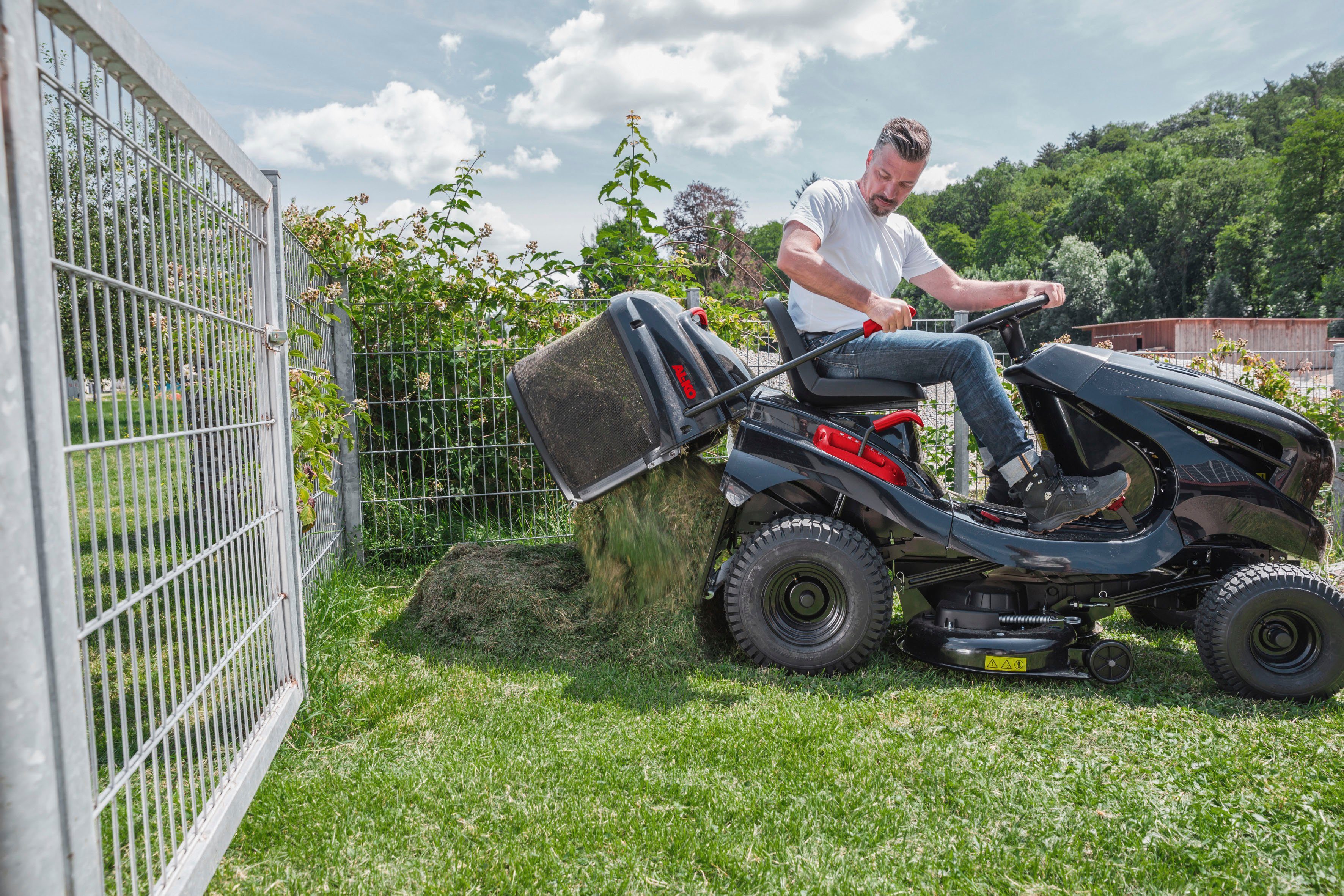 AL-KO Rasentraktor Traktor 15-93.2 HD-A Easy, 93 cm Schnittbreite, 93 cm Schnittbreite