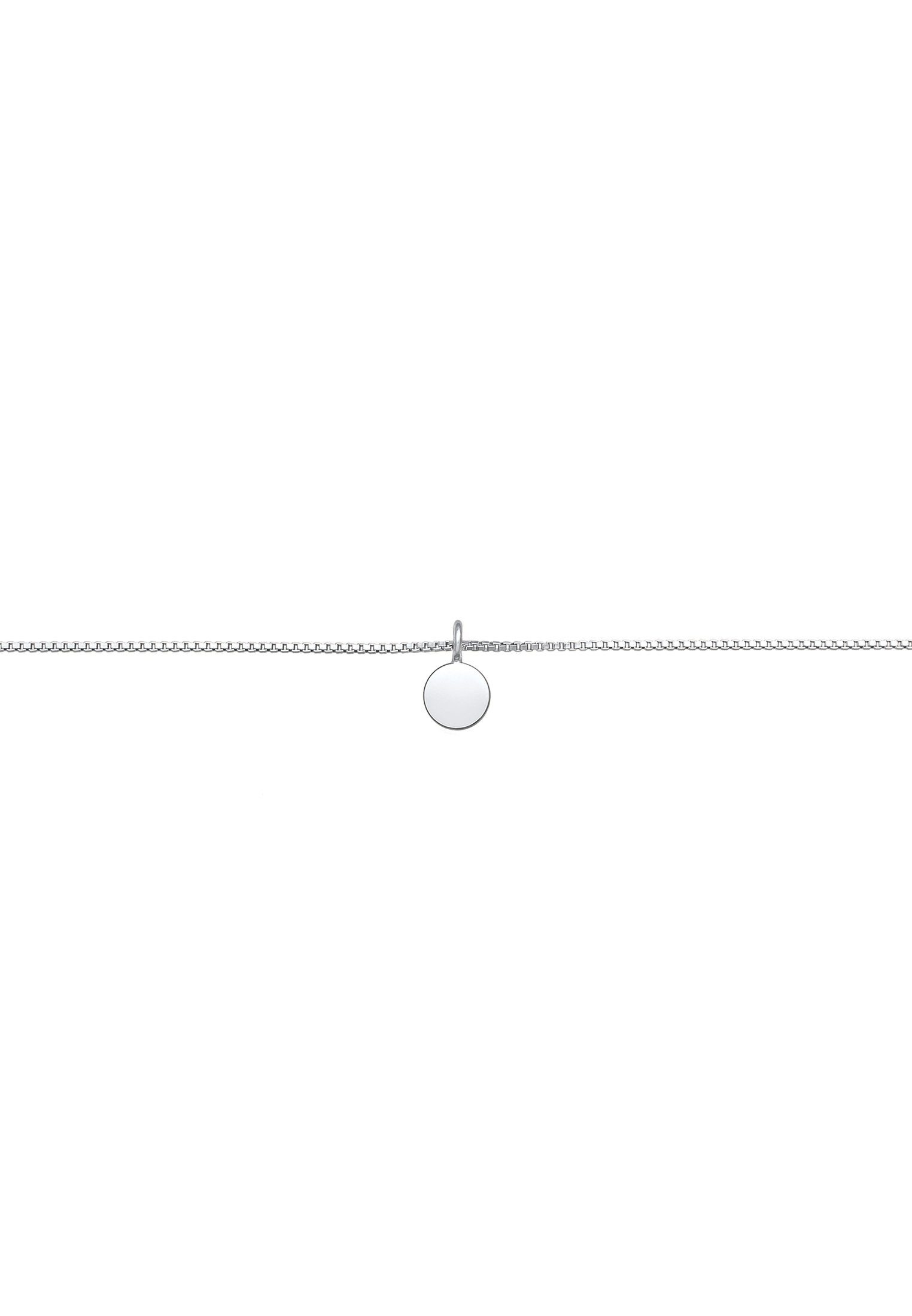 Elli Choker Panzerkette Plättchen 925er Silber