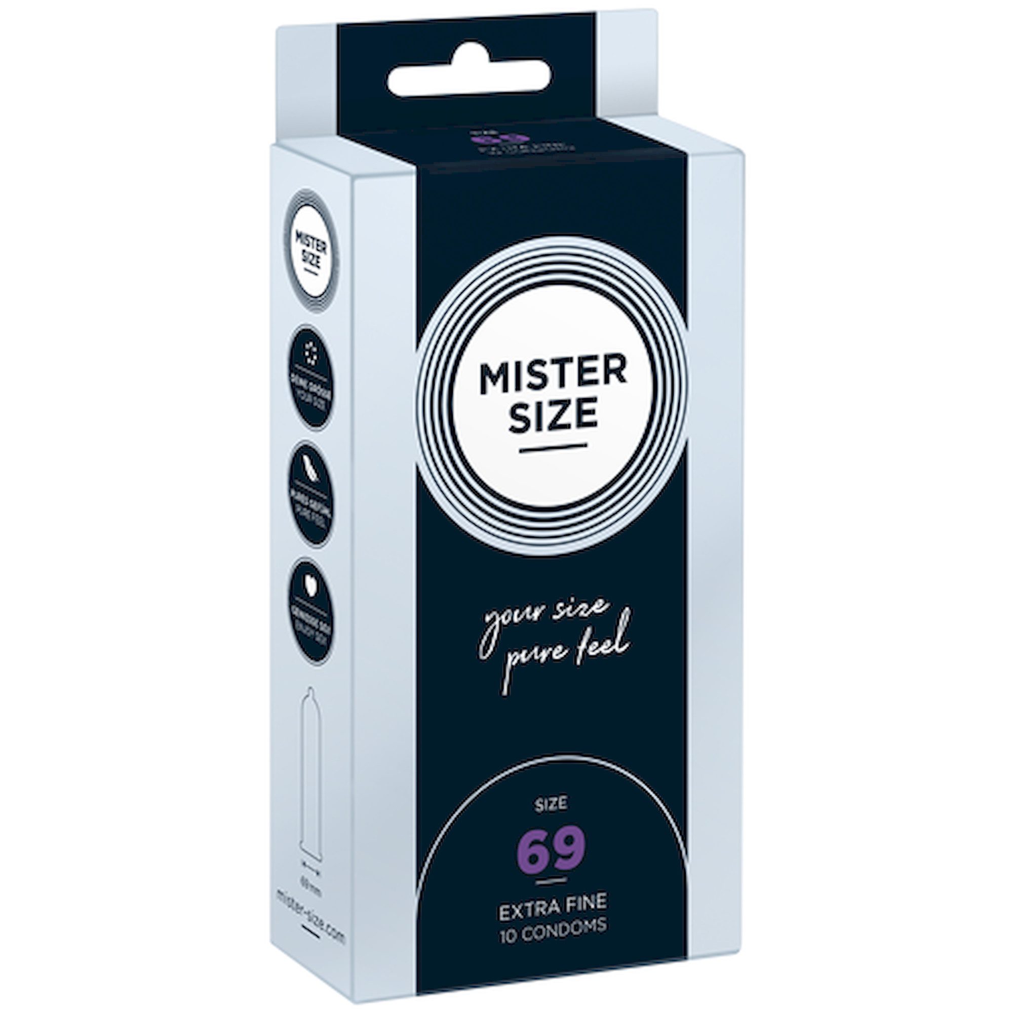 MISTER SIZE Kondome Mister Size Single: 69 (bedächtig & sicher), 10 Kondome