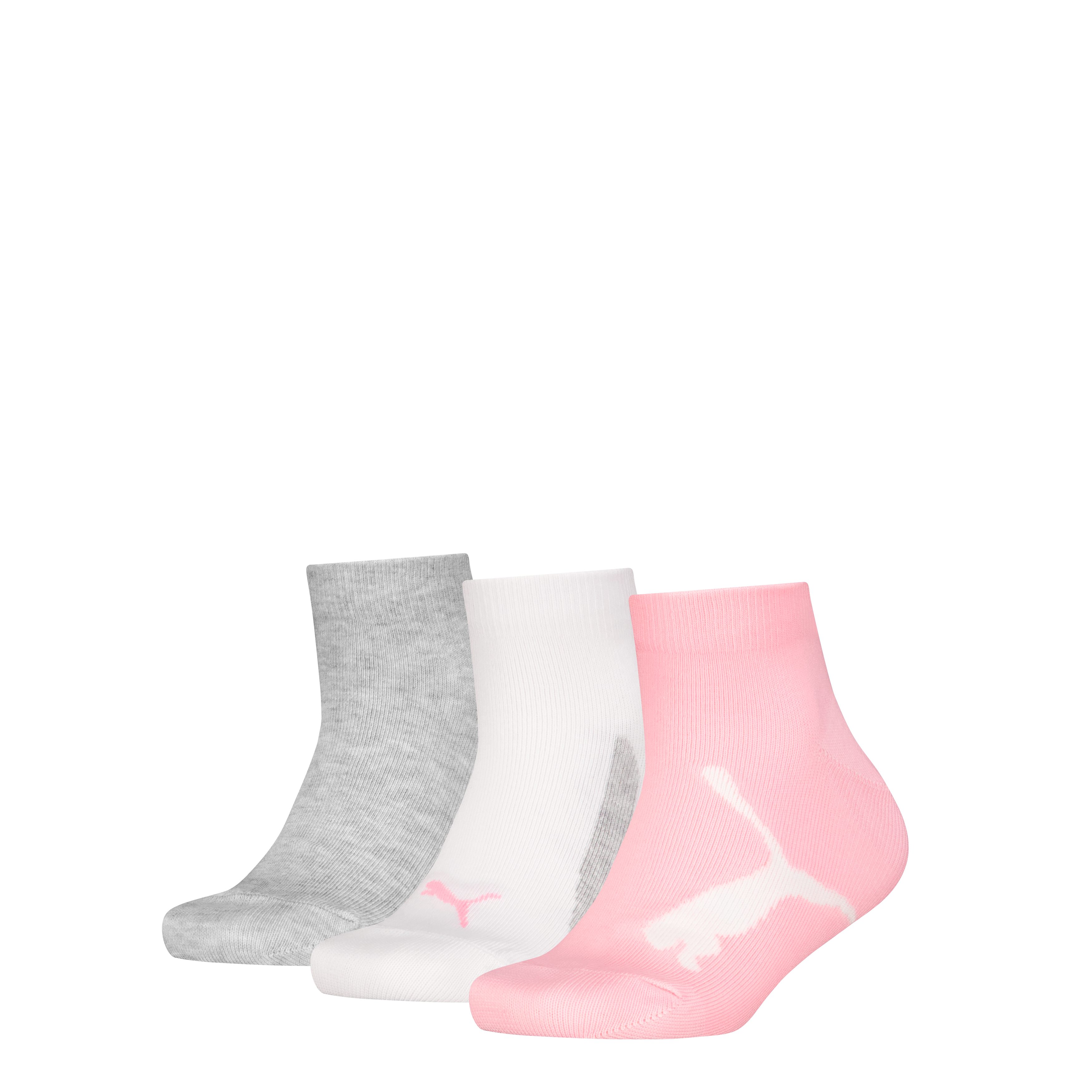 PUMA Kurzsocken PUMA KIDS BWT QUARTER 3P (3er-Pack) mit verstärkter Zehenkonstruktion