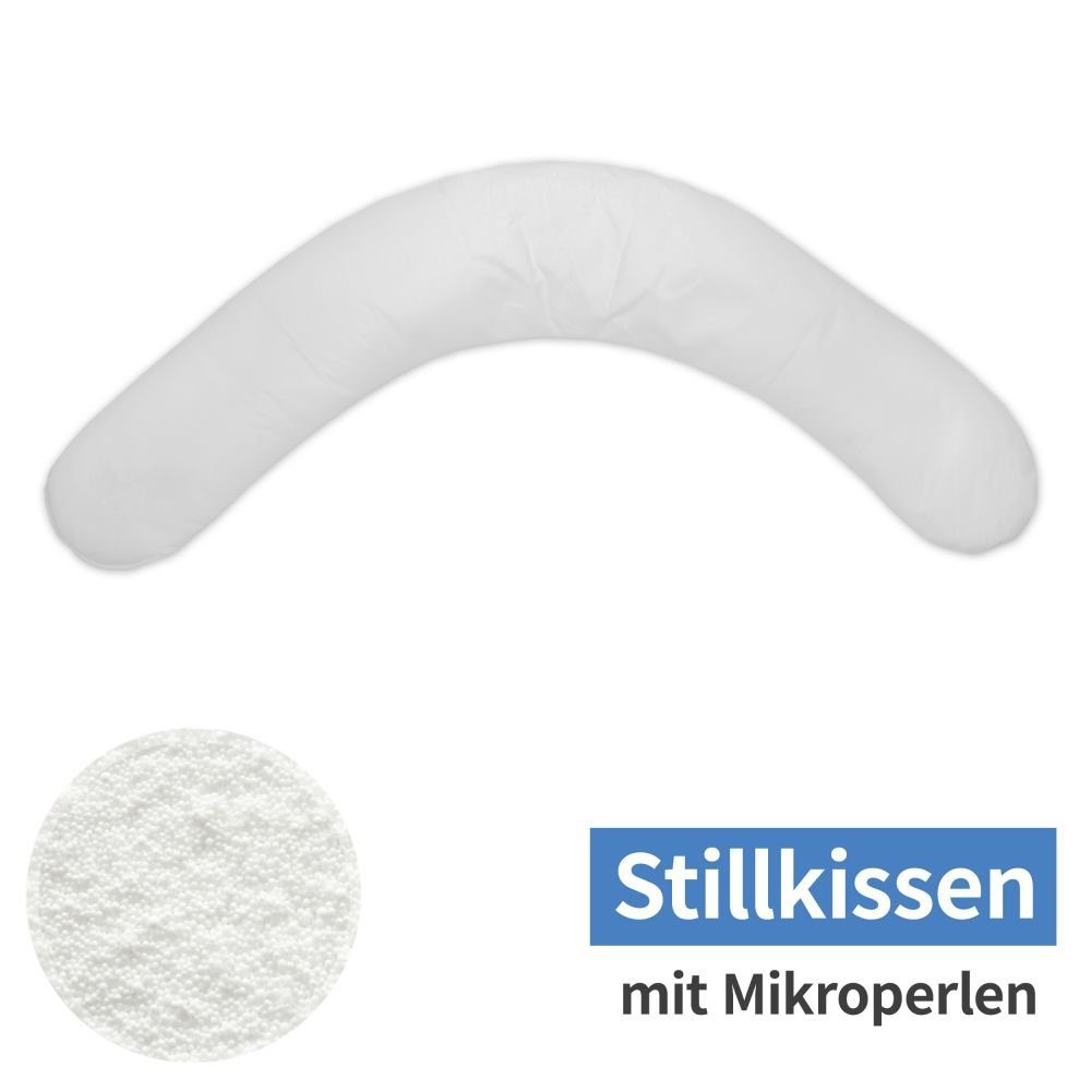 Theraline Stillkissen Das Komfort - ohne Bezug, Lagerungskissen /  Schwangerschaftskissen 180 cm, Füllung: Mikroperlen