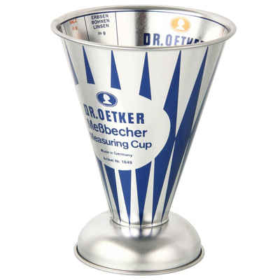 Dr. Oetker Messbecher »Nostalgie«, Weißblech, Nostalgie-Design