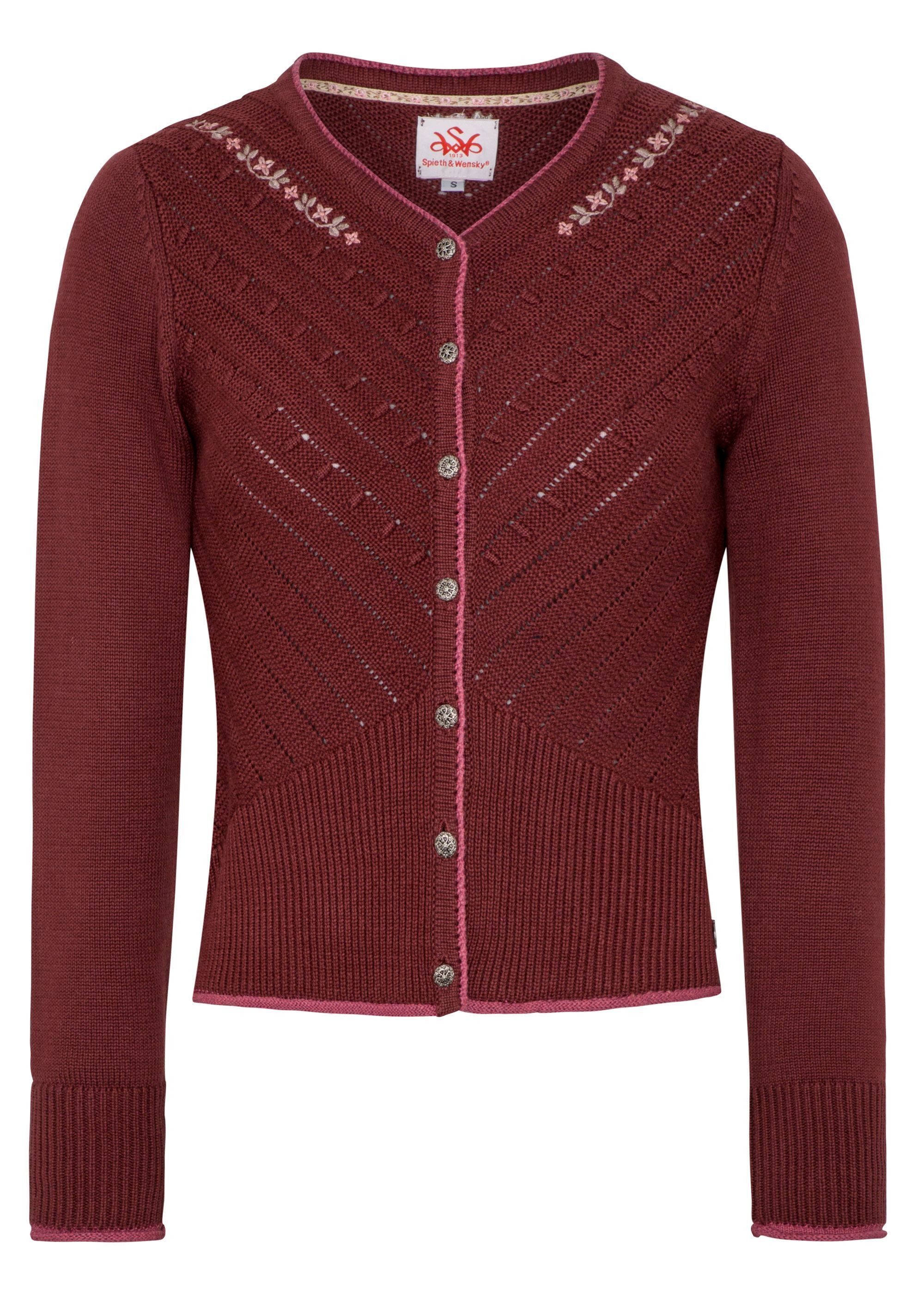 Spieth & Wensky Strickjacke Abby mit V-Ausschnitt