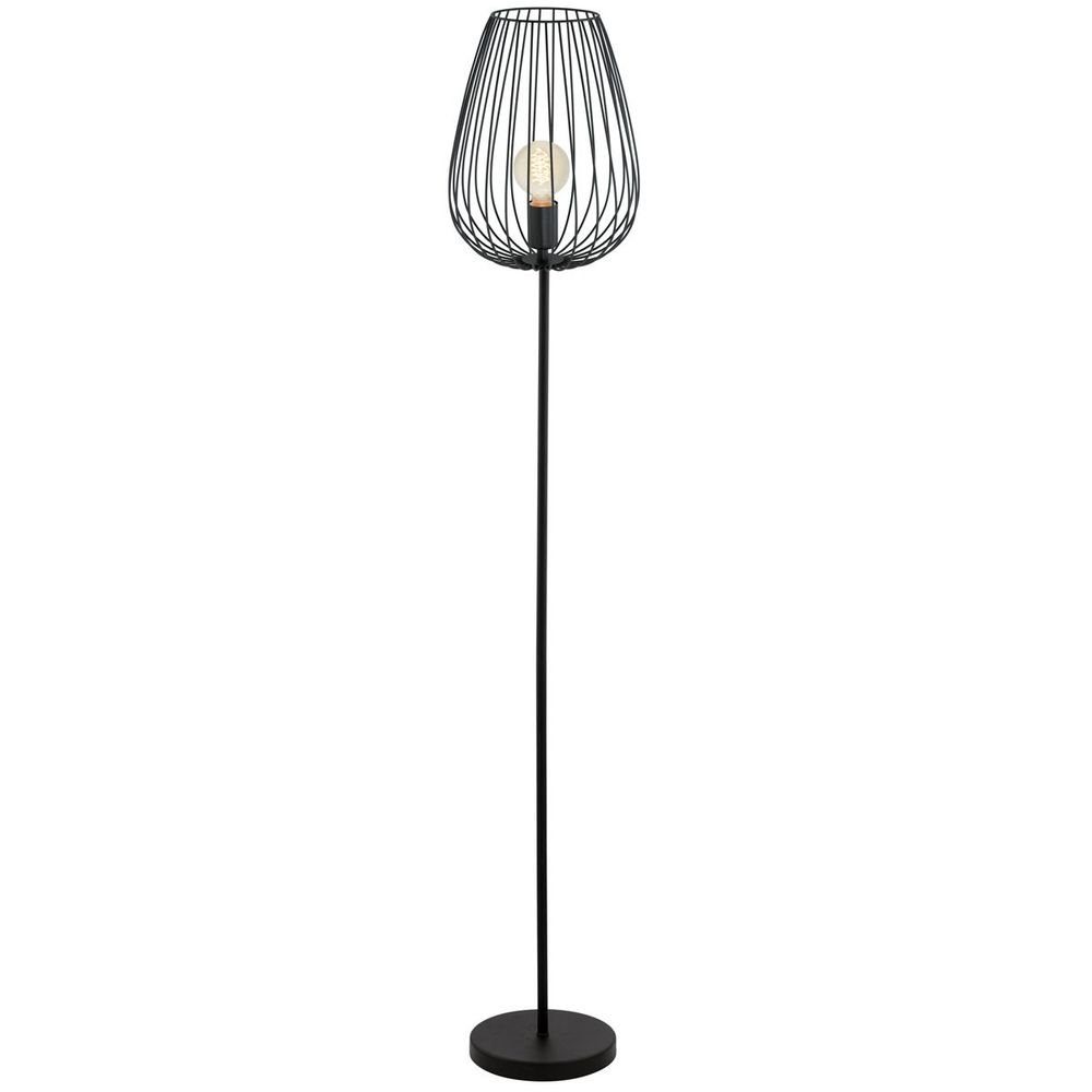Licht-Trend Stehlampe Vintage Stehleuchte Caruaru Schwarz