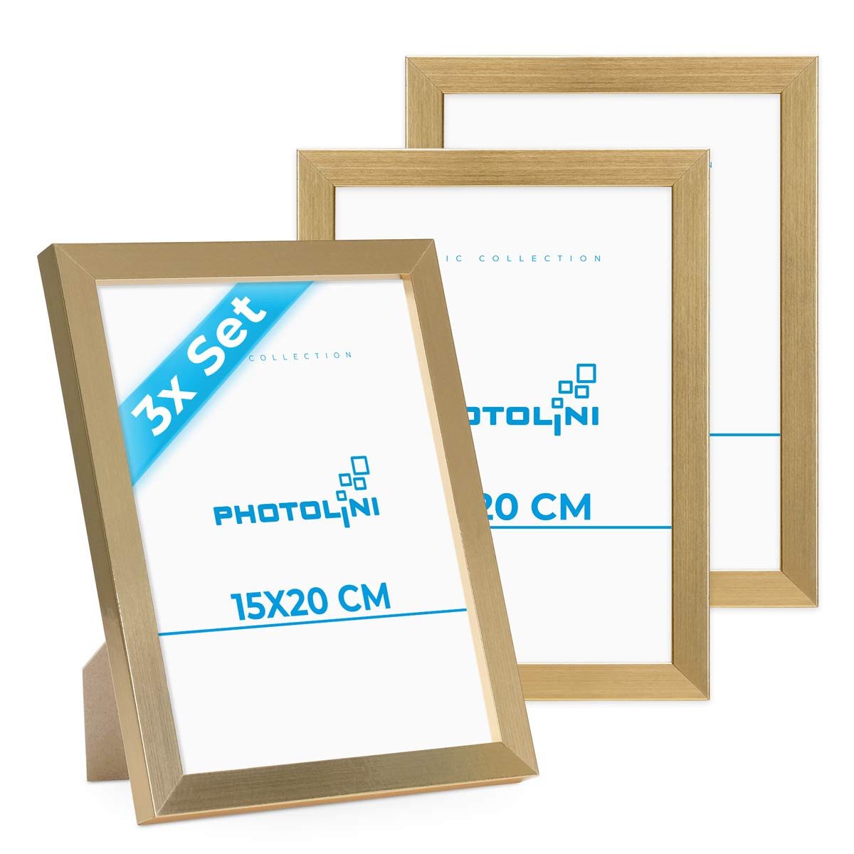 PHOTOLINI Bilderrahmen 3er Set, stabiles MDF-Holz, günstig online kaufen