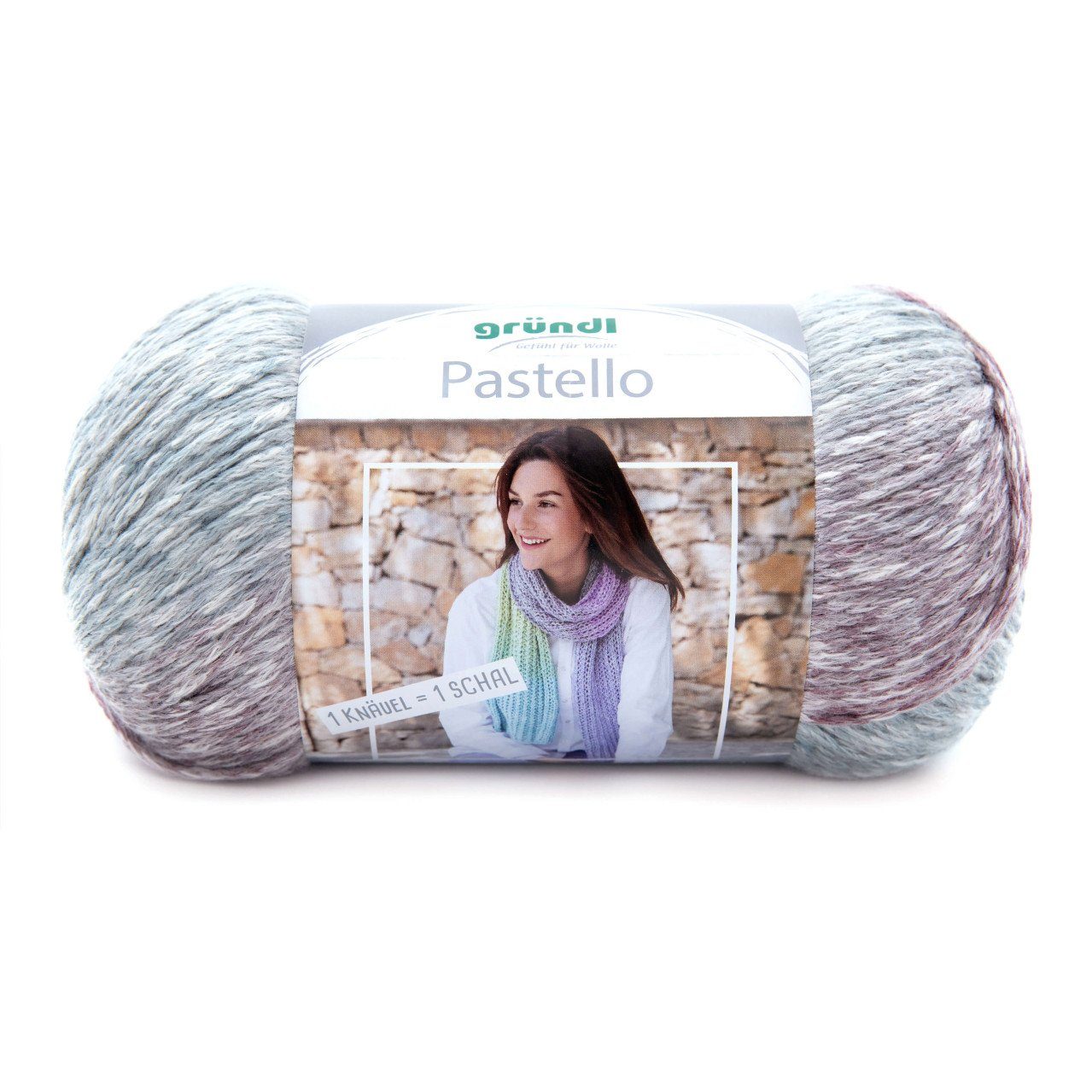 Gründl Gründl Wolle Pastello 200 g malve-opal pastel Häkelwolle