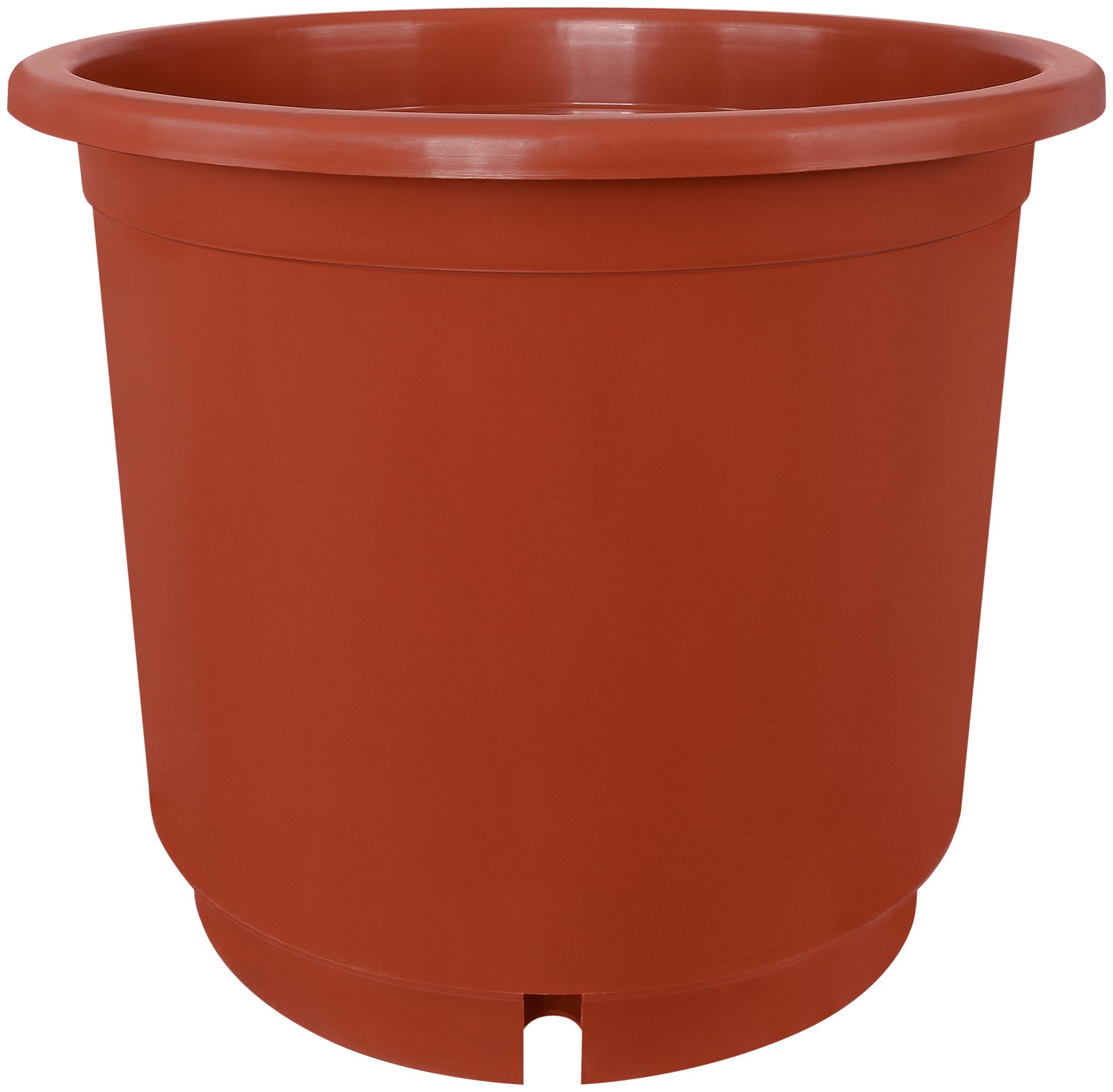 Geli Pflanzkübel GELI Containertopf Terracotta – Ø24cm Kunststoff Pflanztopf 7L (1 St), Mit Bodenlöcher