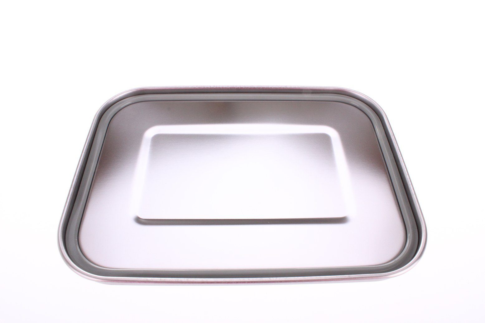 immer Lunchbox Basic Edelstahl Brotdose, Edelstahl, (2-tlg)