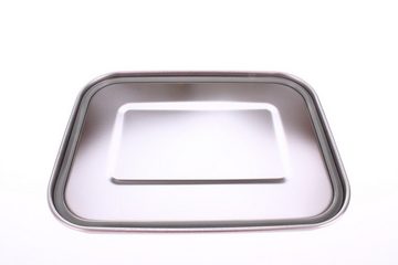 immer Lunchbox Edelstahl Brotdose Bento Box 900 ml - plastikfrei und robust, Edelstahl 18/8, mit Innenteiler